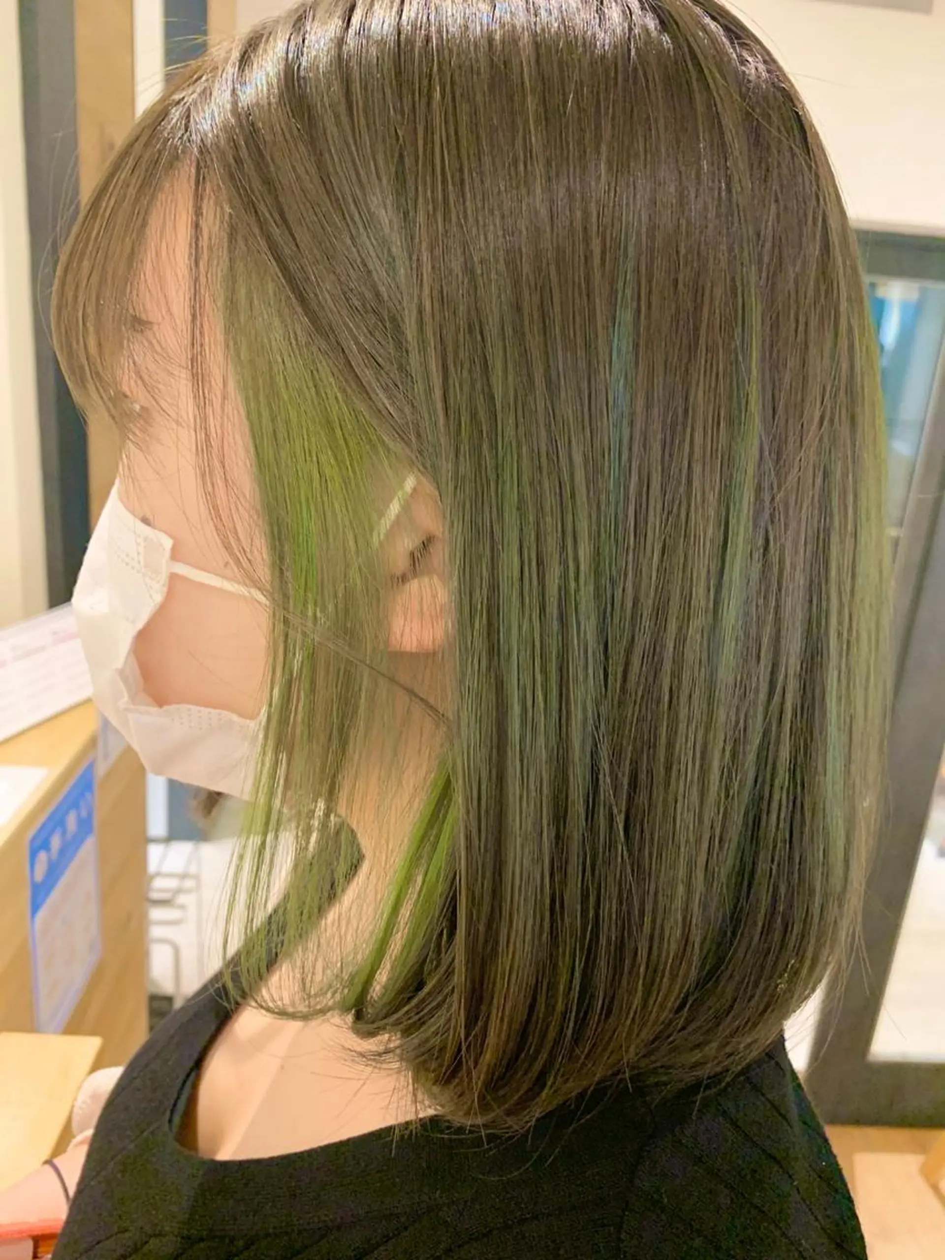 ミディアム カット ヘアカラー NEWI 京橋 【yoko】のヘアスタイル