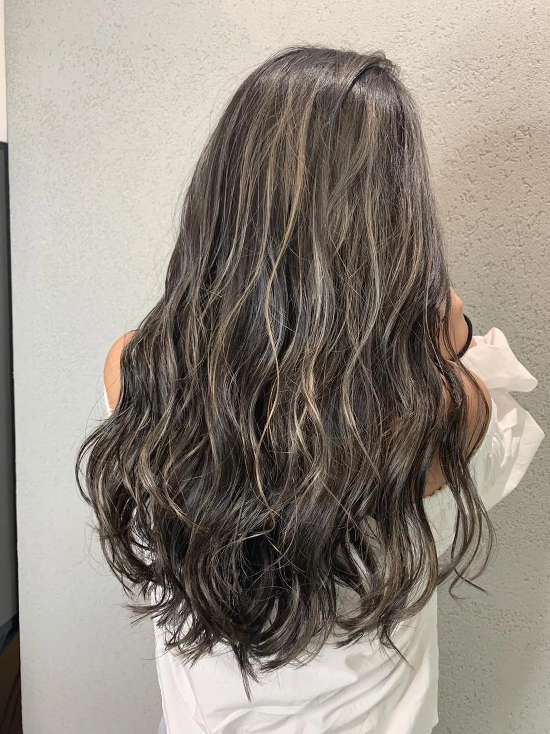 ロング カラー カット ヘアカラー トリートメント 酸性ストレート/ブリ ーチなし/中村 匠のヘアスタイル