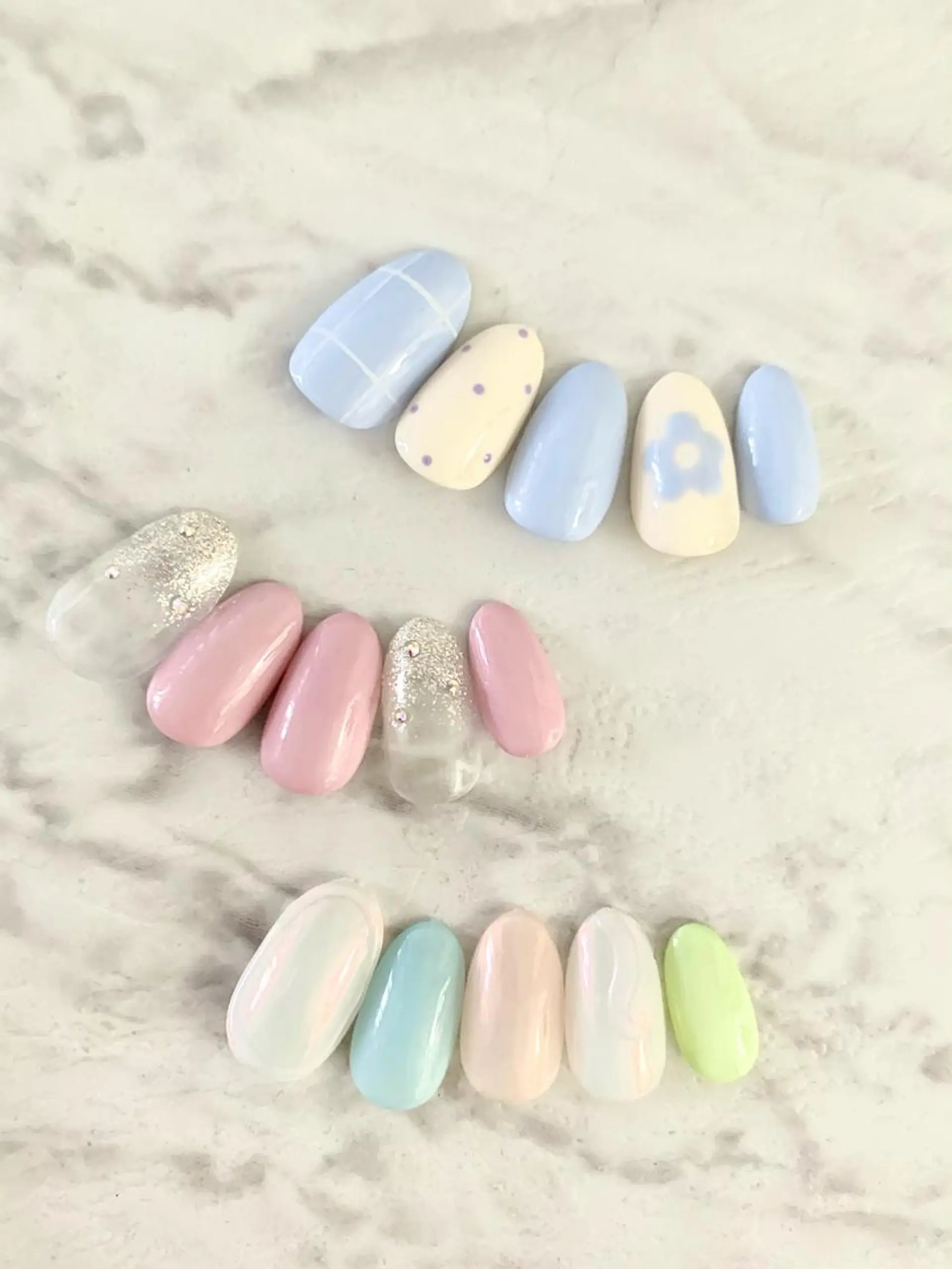 ネイル 韓国ネイル ニュアンスネイル シンプルネイル NAIL 🎀 AIRIのネイルデザイン
