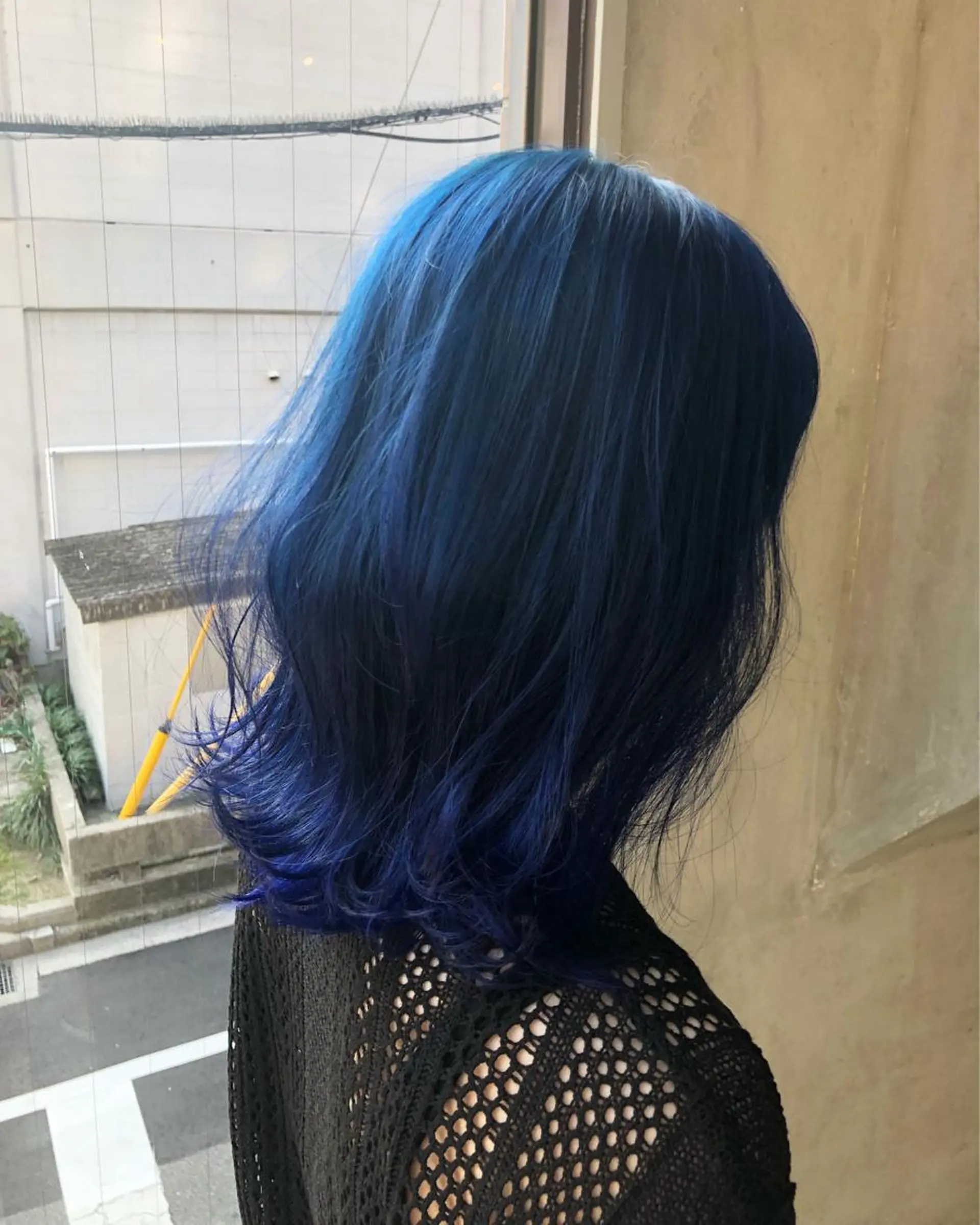 ミディアム ヘアカラー 岡本 一平のヘアスタイル