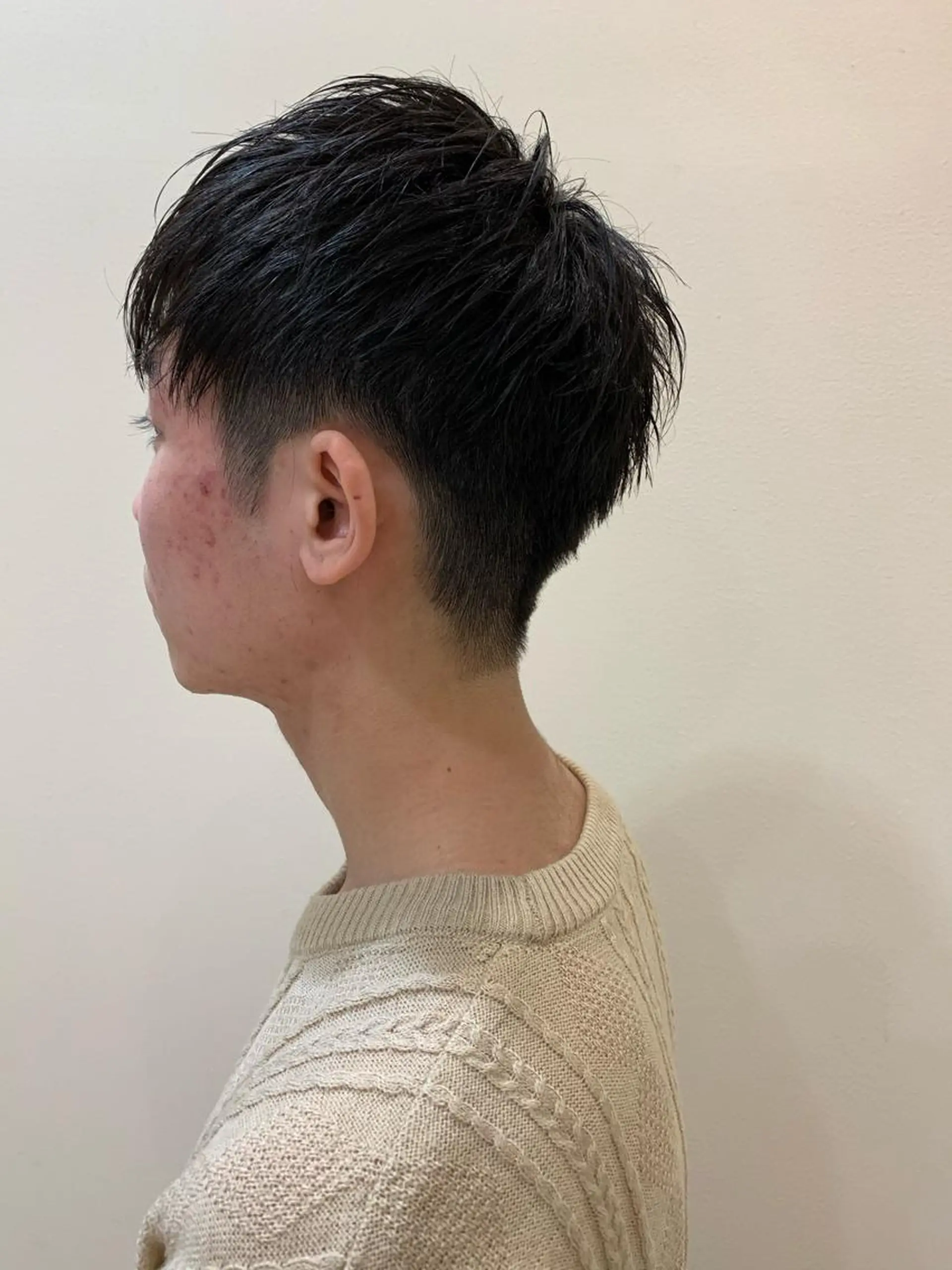 ショート メンズ 🍋透け感カラー🍃 オリーブ🍐Kahoのヘアスタイル