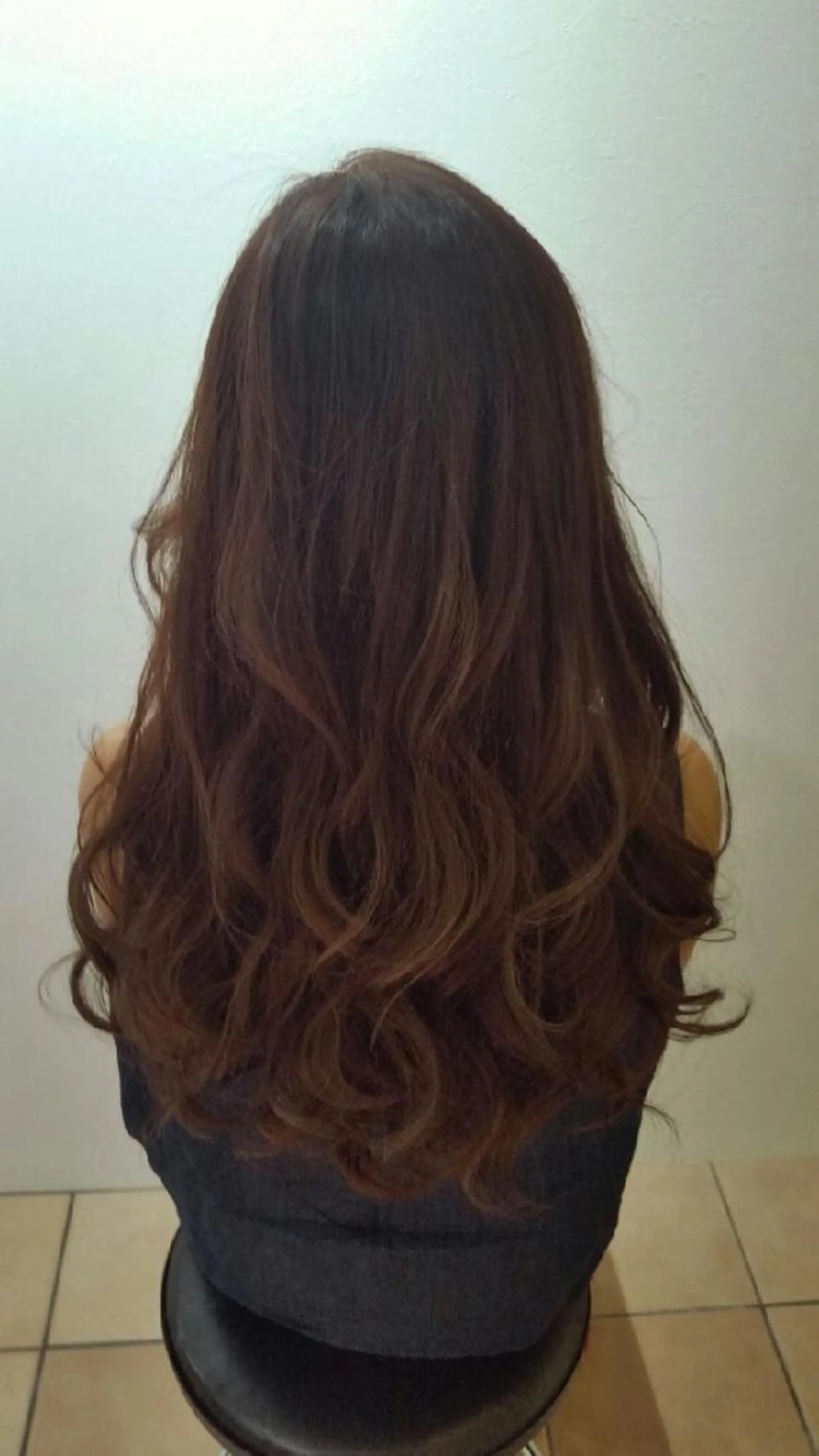 ミディアム セミロング ロング カラー ヘアアレンジ アッシュ アッシュブラウン ブラウンカラー 【髪質改善美容師】t occa茨木篠原健太のヘアスタイル