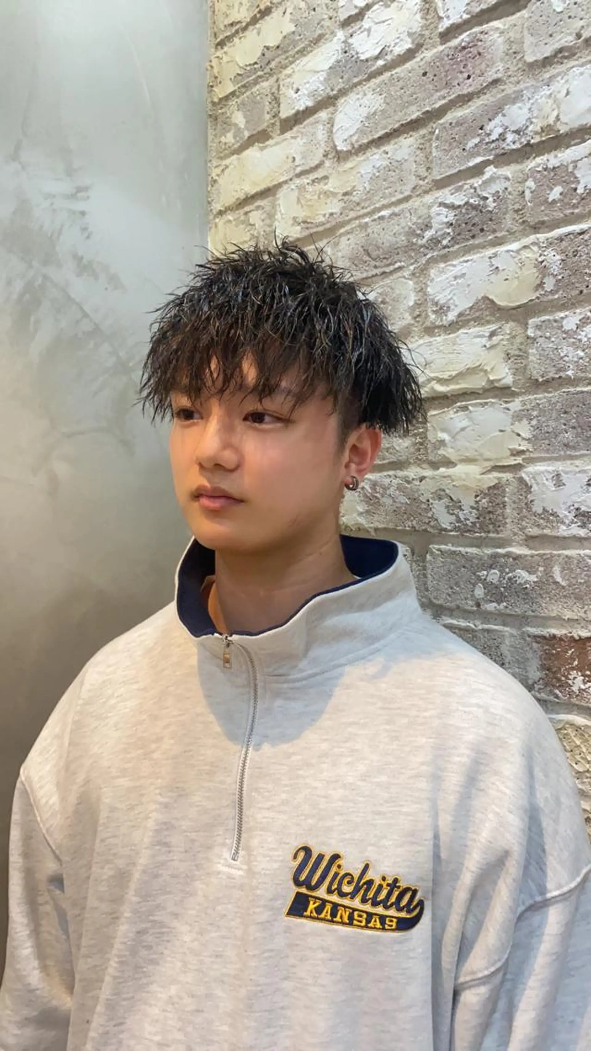 メンズ カット パーマ パーマ/レイヤー 🐯ヒョウガ🐯のヘアスタイル