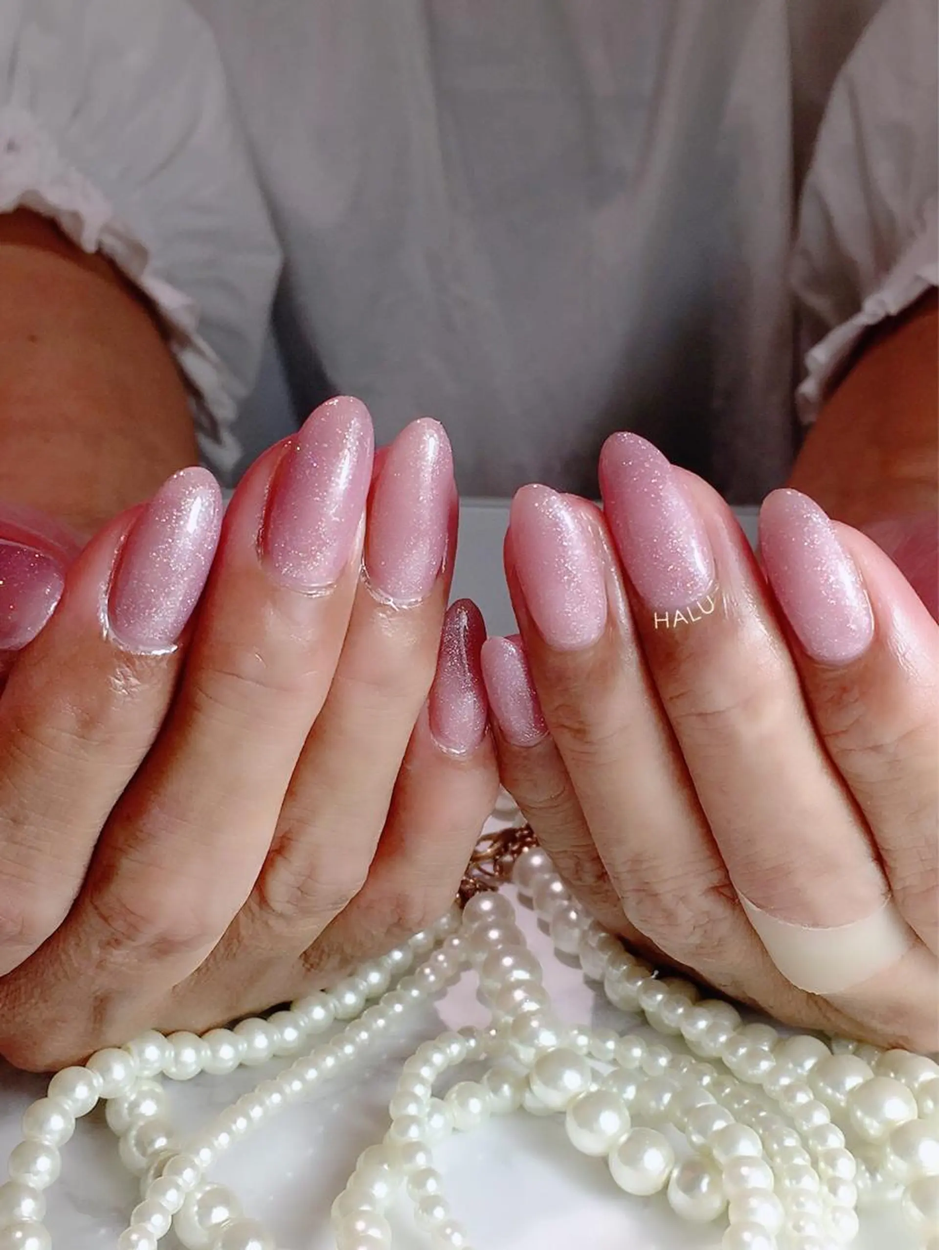 ネイル ラメ(グリッター) HALU ハルのネイルデザイン
