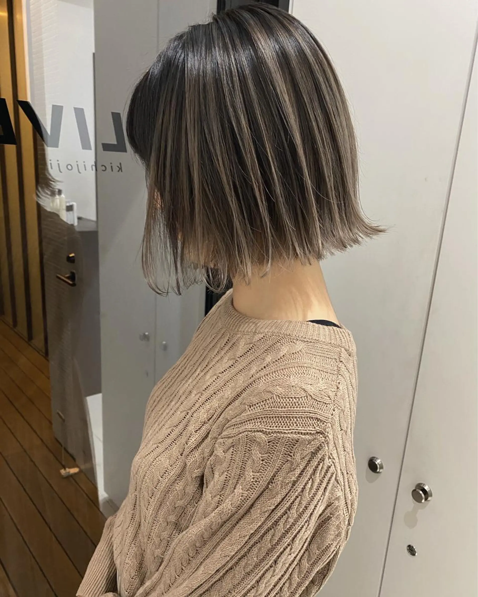 ミディアム カラー ヘアアレンジ グラデーションカラー 【公式】amble luxe池袋東口🩷のヘアスタイル