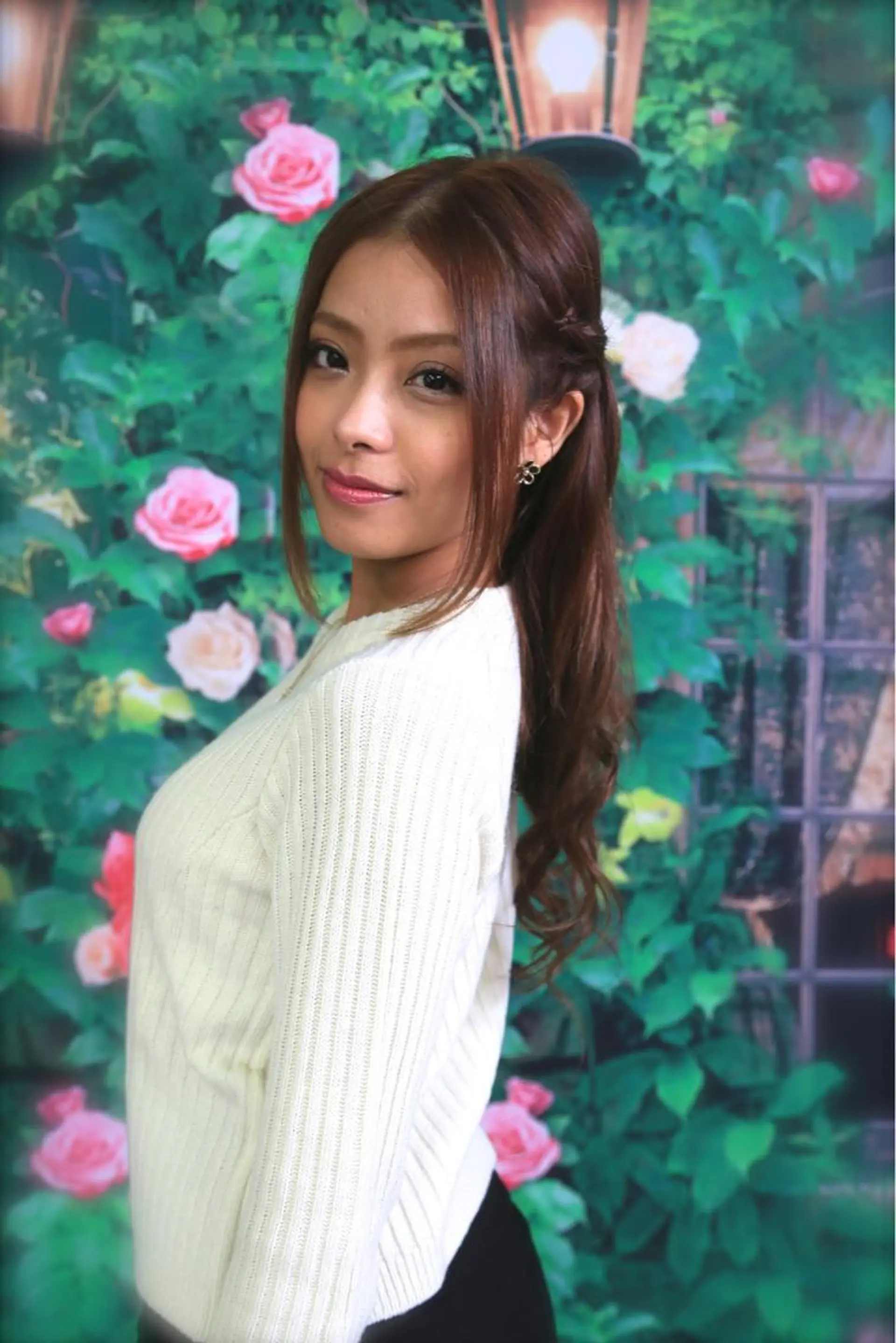 セミロング カラー エクステ ハイトーン Arphyのヘアスタイル