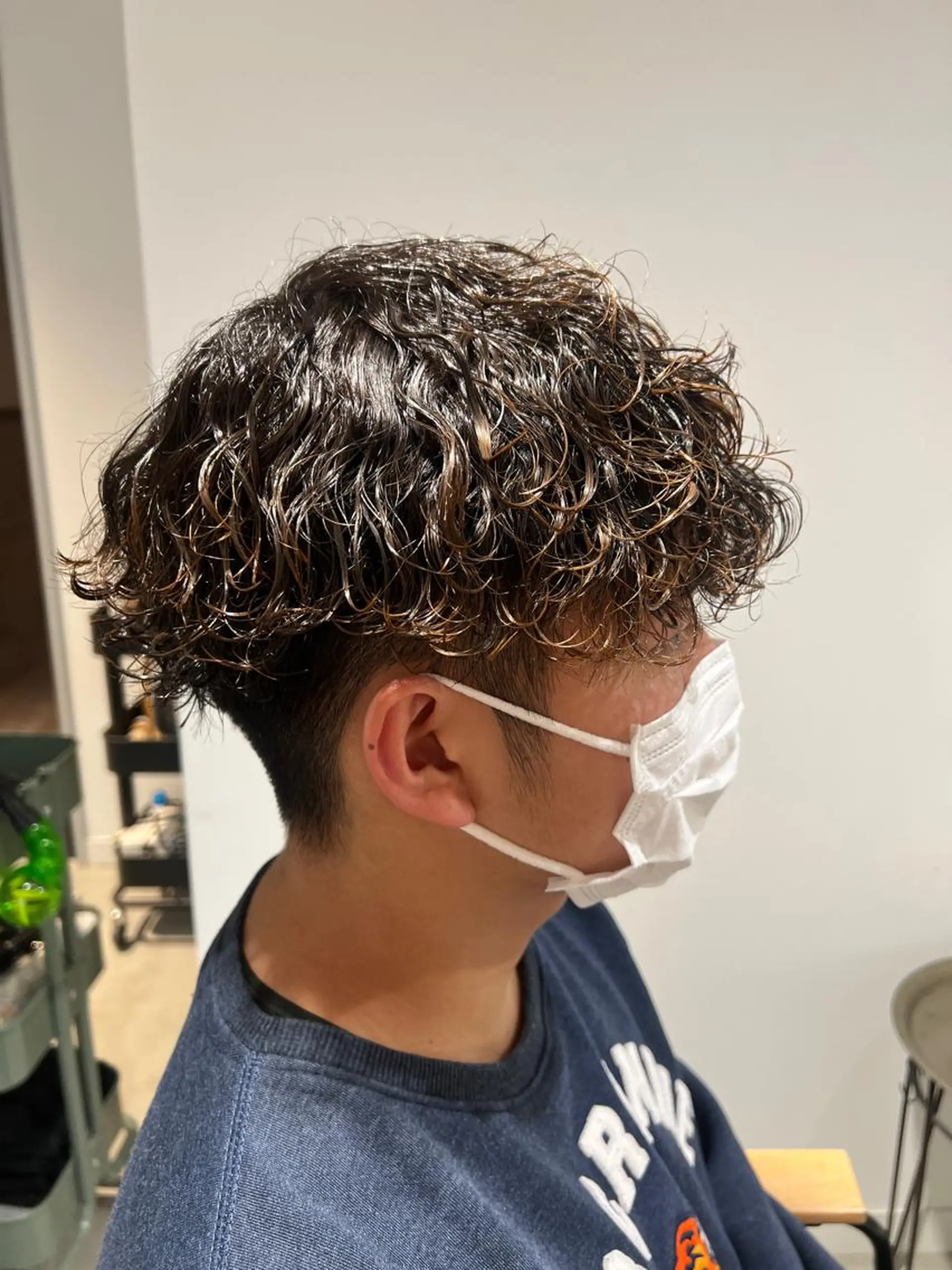 ショート パーマ メンズ メンズパーマ 波巻きパーマ カット パーマ メンズカットパーマ ✂️ JOYAのヘアスタイル