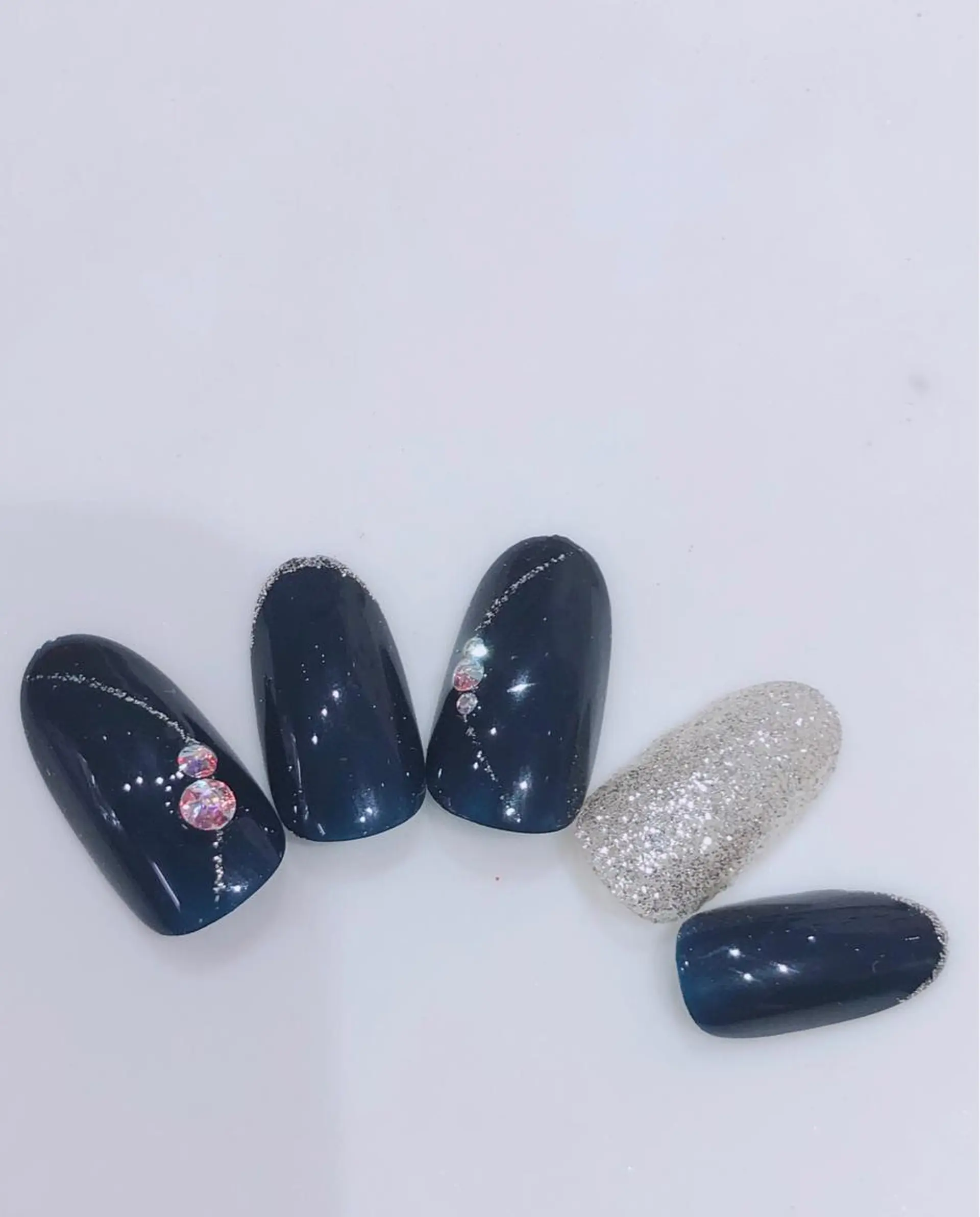 ネイル 北浦和 自爪育成ケアのネイルデザイン