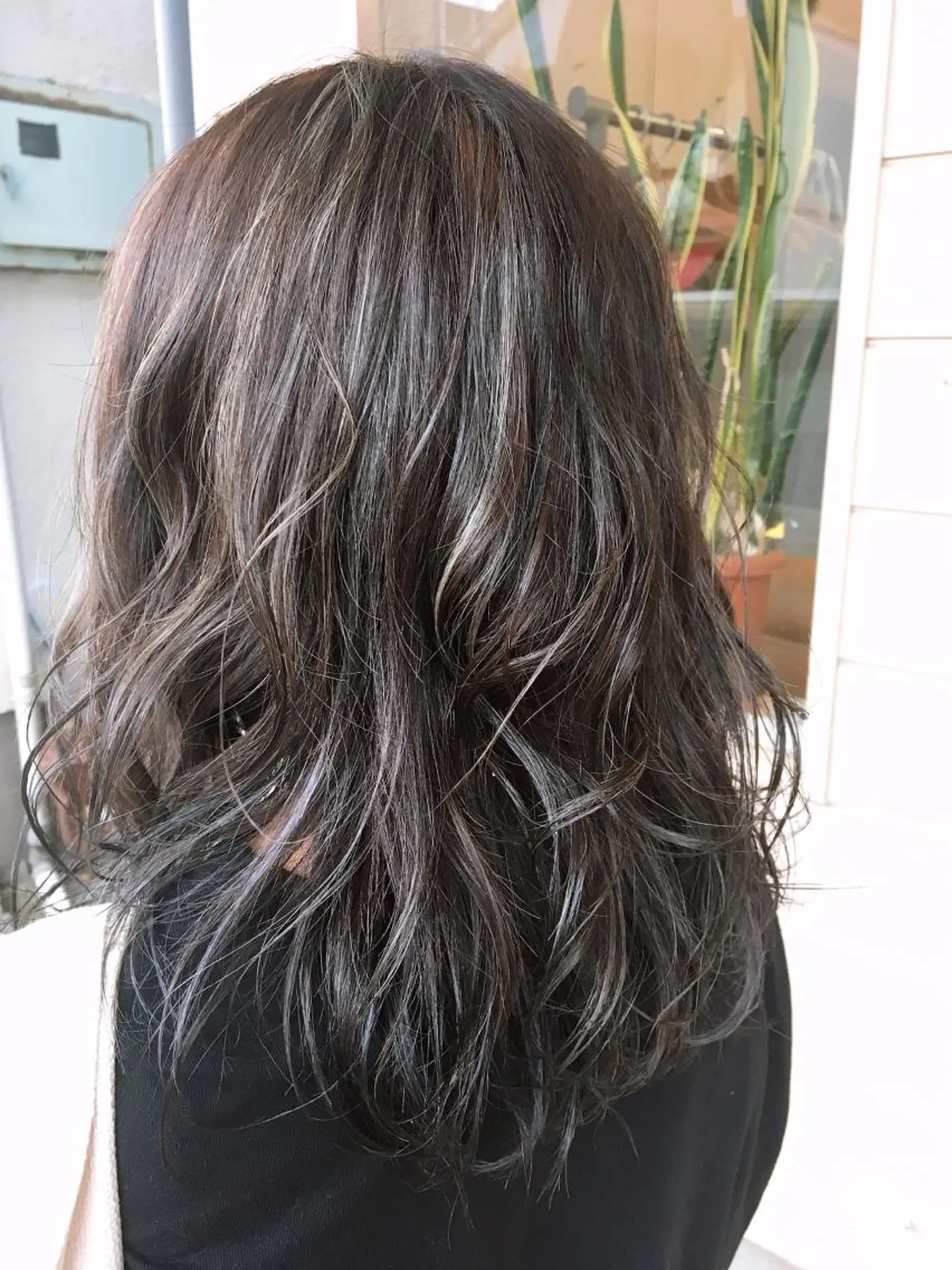 セミロング カラー YAP！HAIR トコツメアヤノのヘアスタイル
