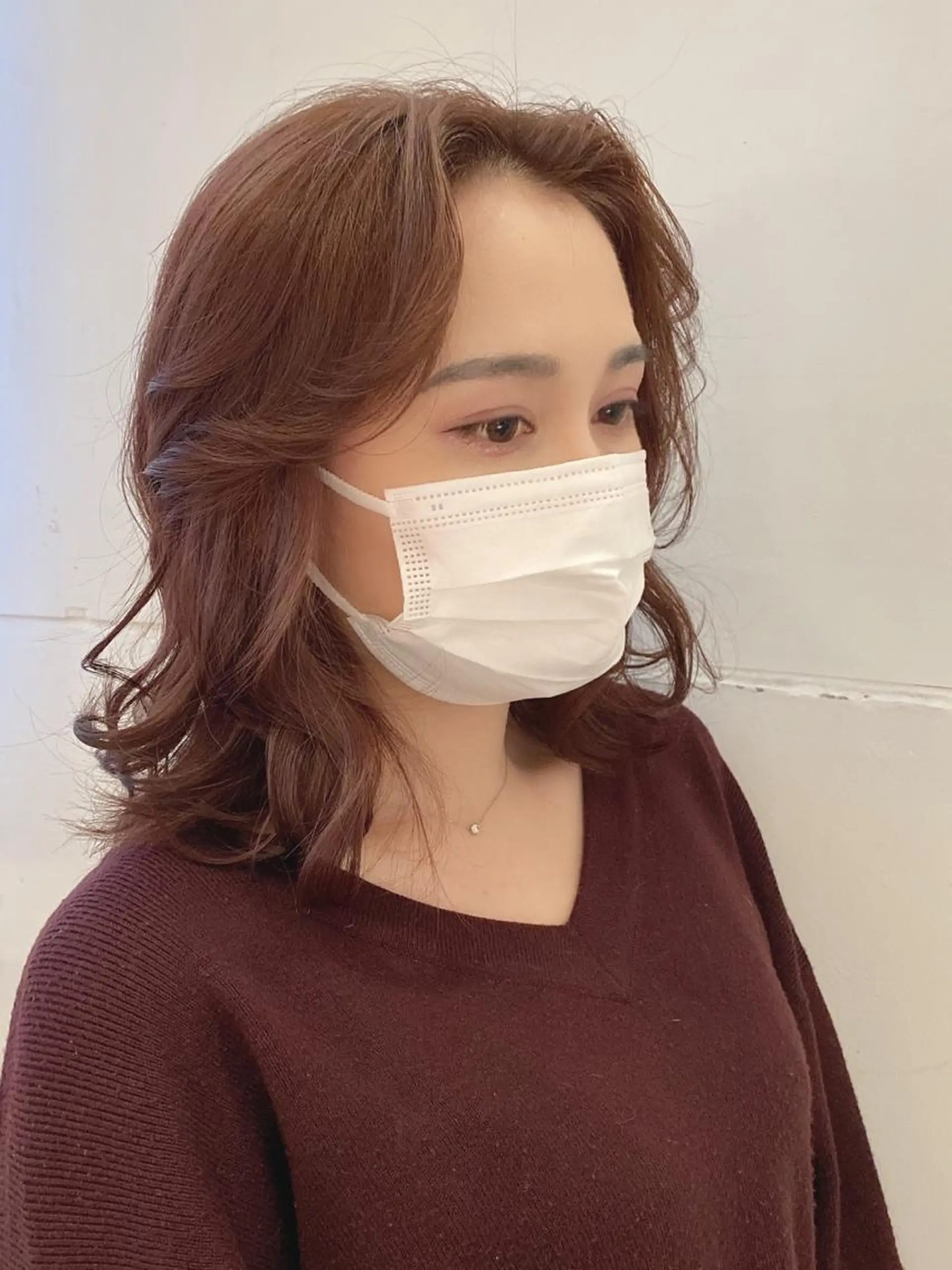 ミディアム 勝沼 佑季のヘアスタイル