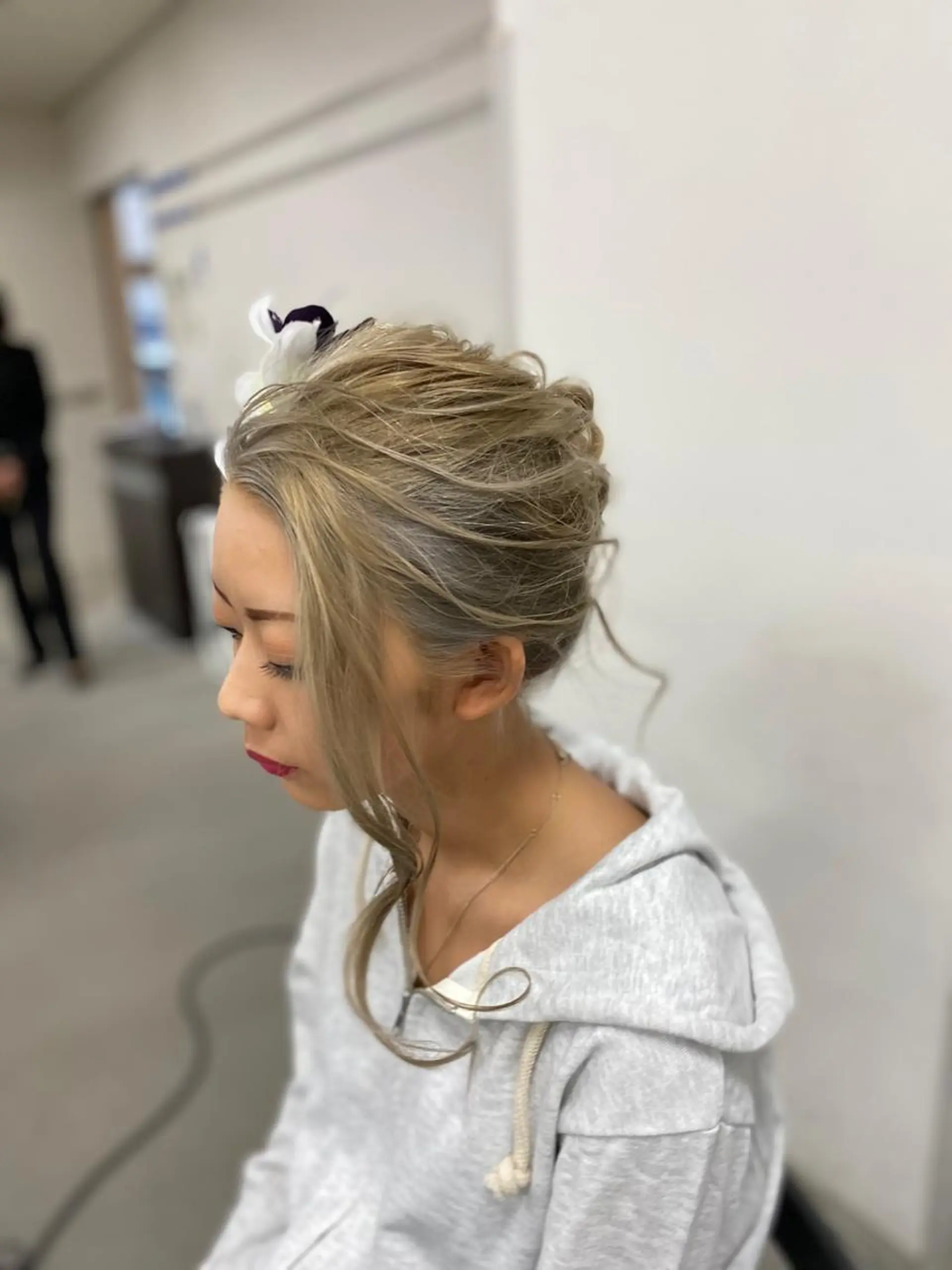 ヘアアレンジ 成人式 石井 麻鈴のヘアスタイル