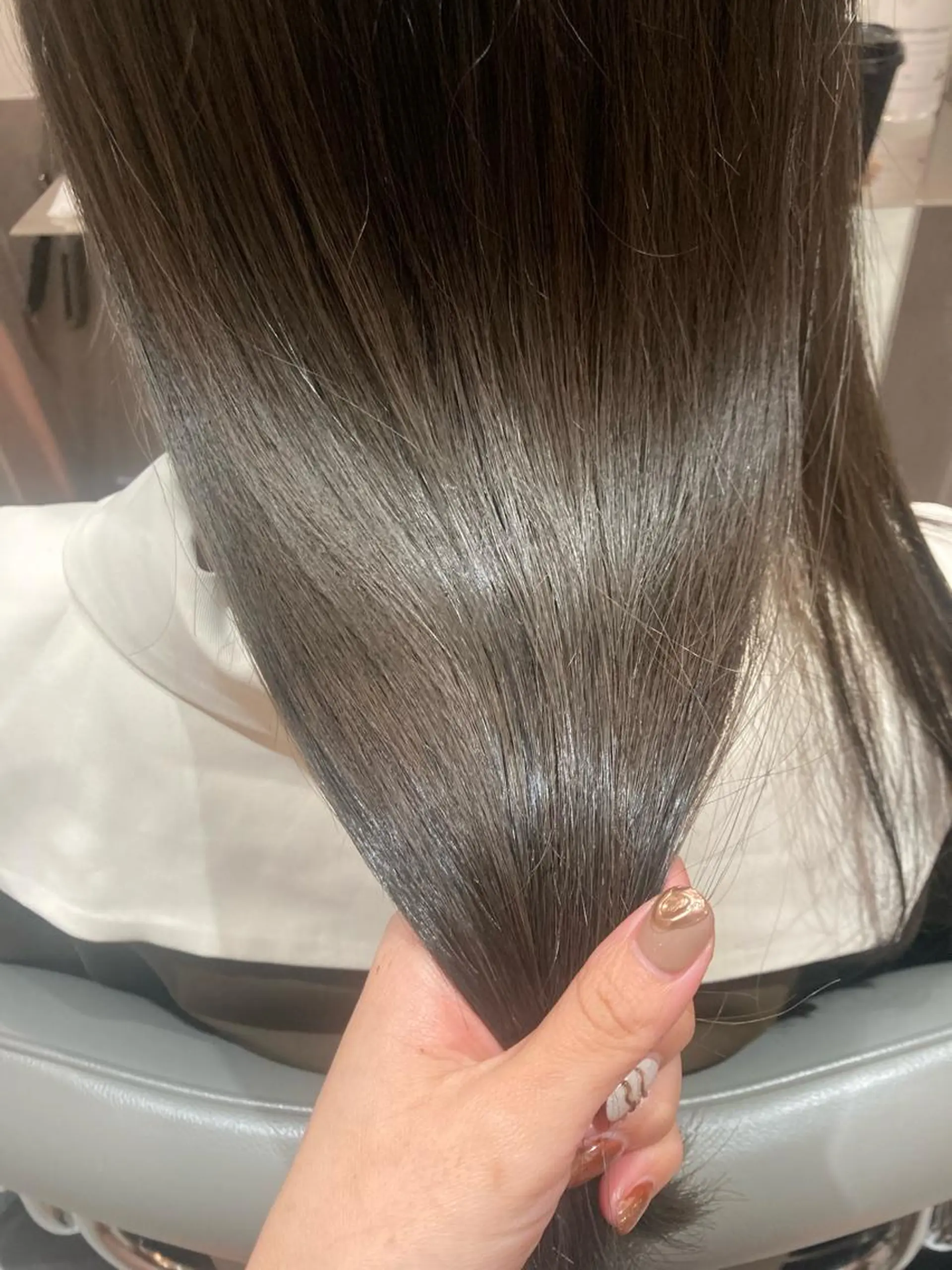 ロング カラー ヘアアレンジ ブリーチ ケアブリーチ ダブルカラー ヘアカラー トリートメント ヘッドスパ ヘアセット オリーブ透明感カラー 表参道/MIKUのヘアスタイル