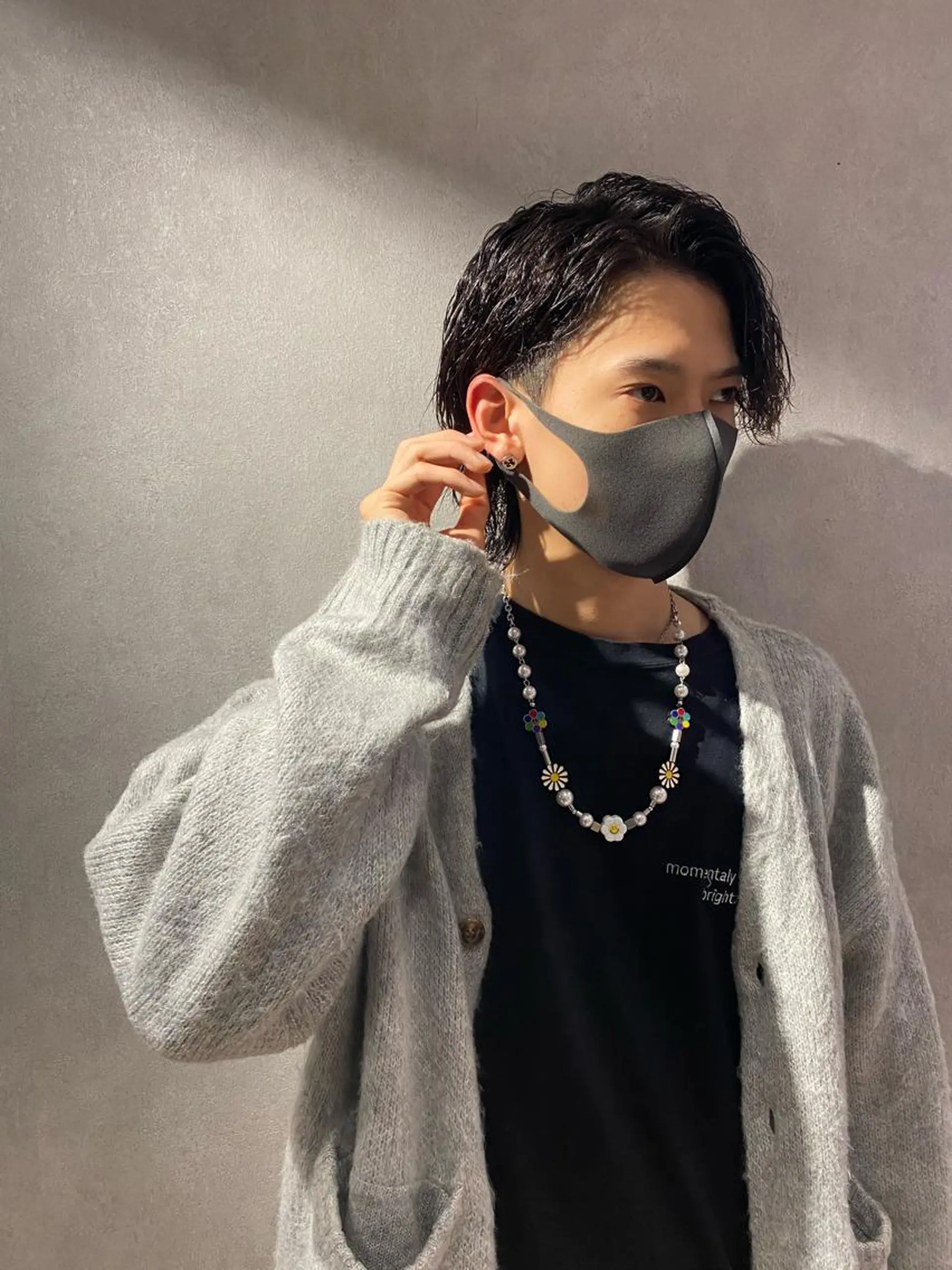 メンズ センターパート ／植田のヘアスタイル