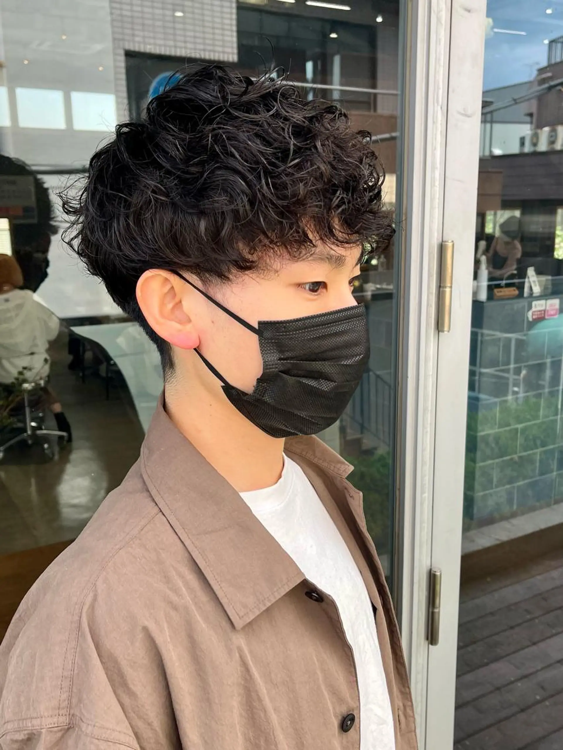 ショート パーマ メンズ うるツヤハイトーン✨ /西川郁巳のヘアスタイル