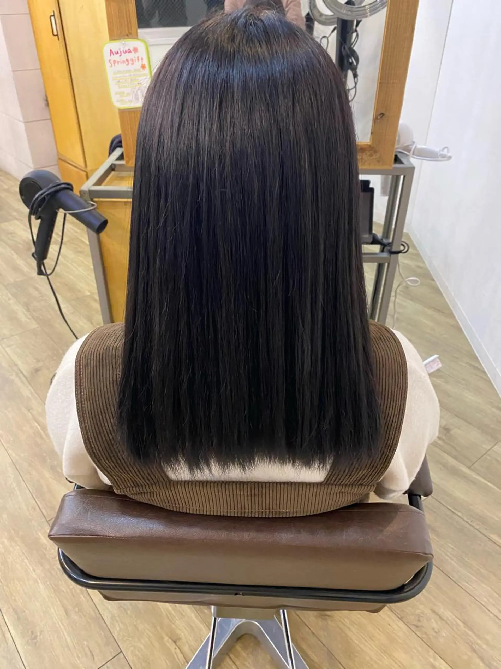 ロング カット 縮毛矯正 🫧透明感/艶カラー /AYU🫧のヘアスタイル