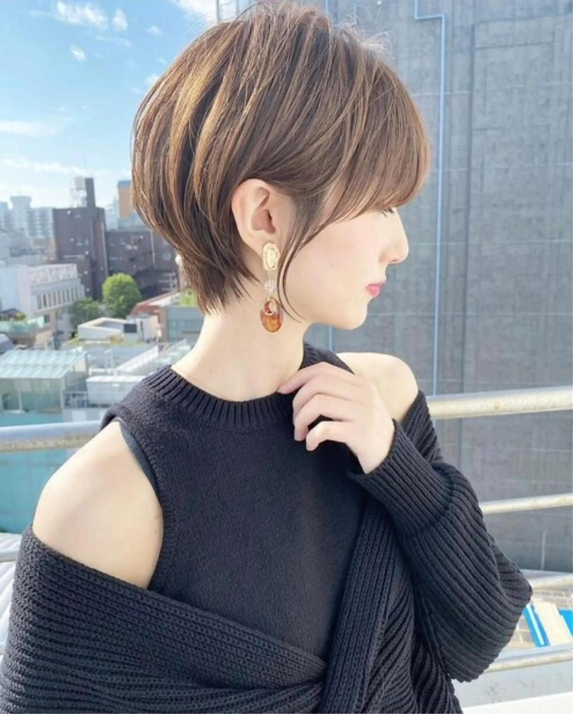 ショート カット トリートメント レイヤー❣️縮毛矯 川村利幸のヘアスタイル