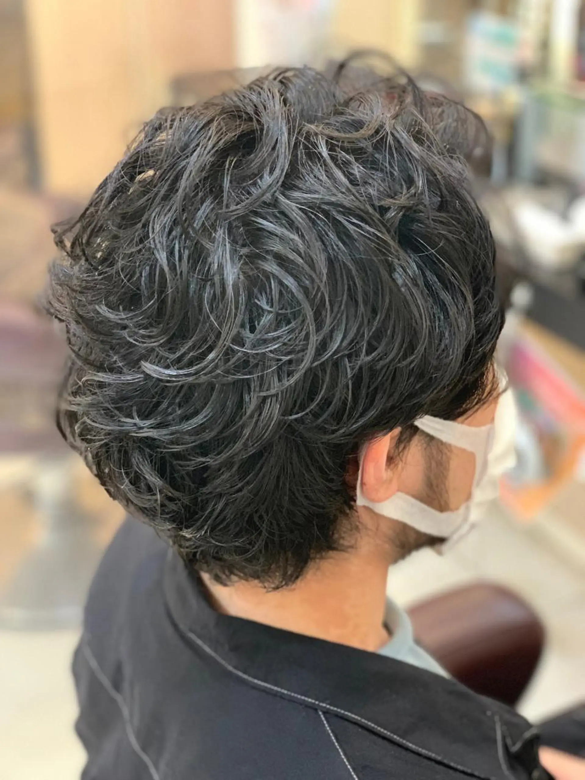 ショート パーマ メンズ カット パーマ トータルビューティー K:R鶴川のヘアスタイル