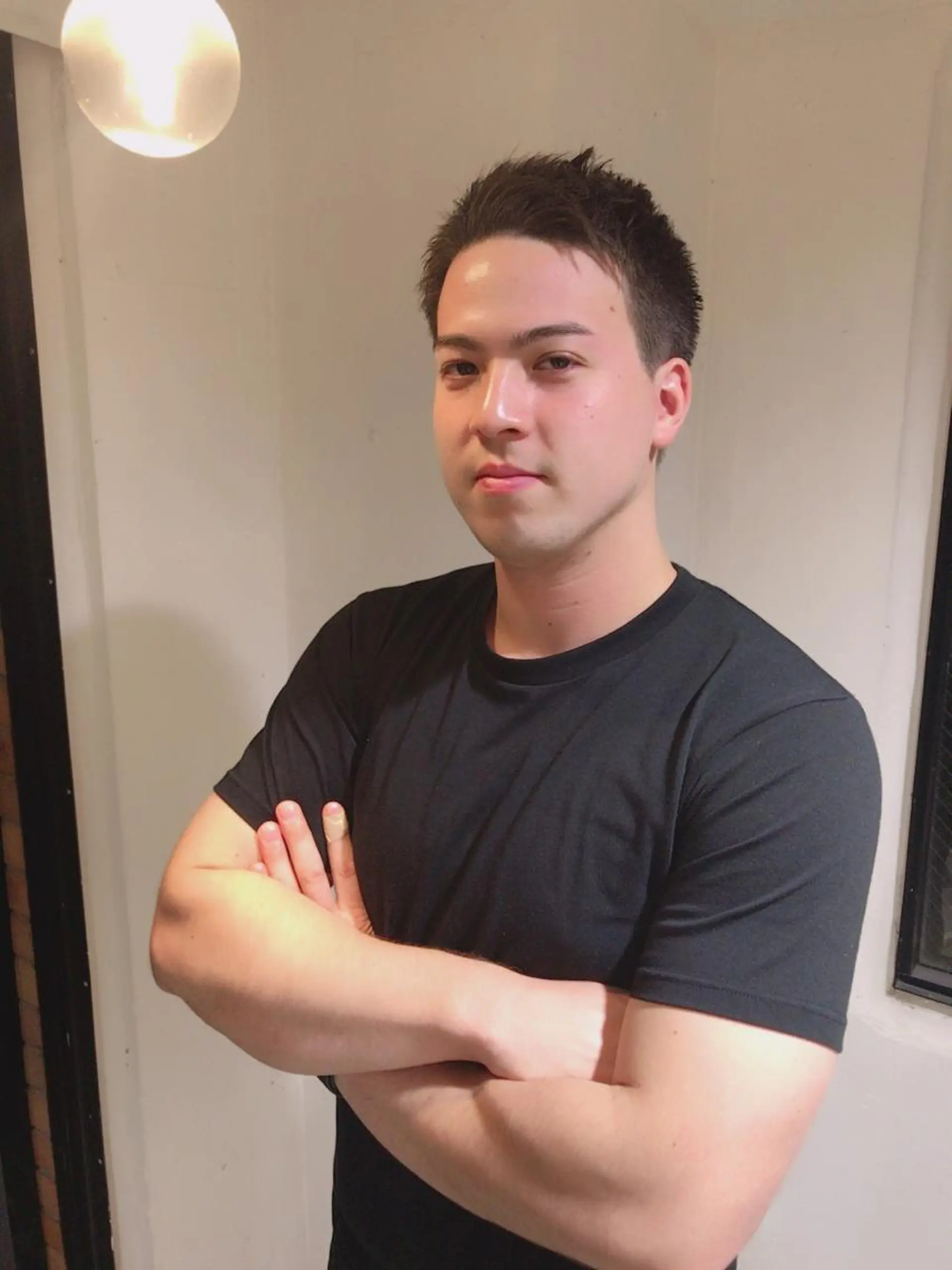 ショート カラー パーマ メンズ ちこ .のヘアスタイル