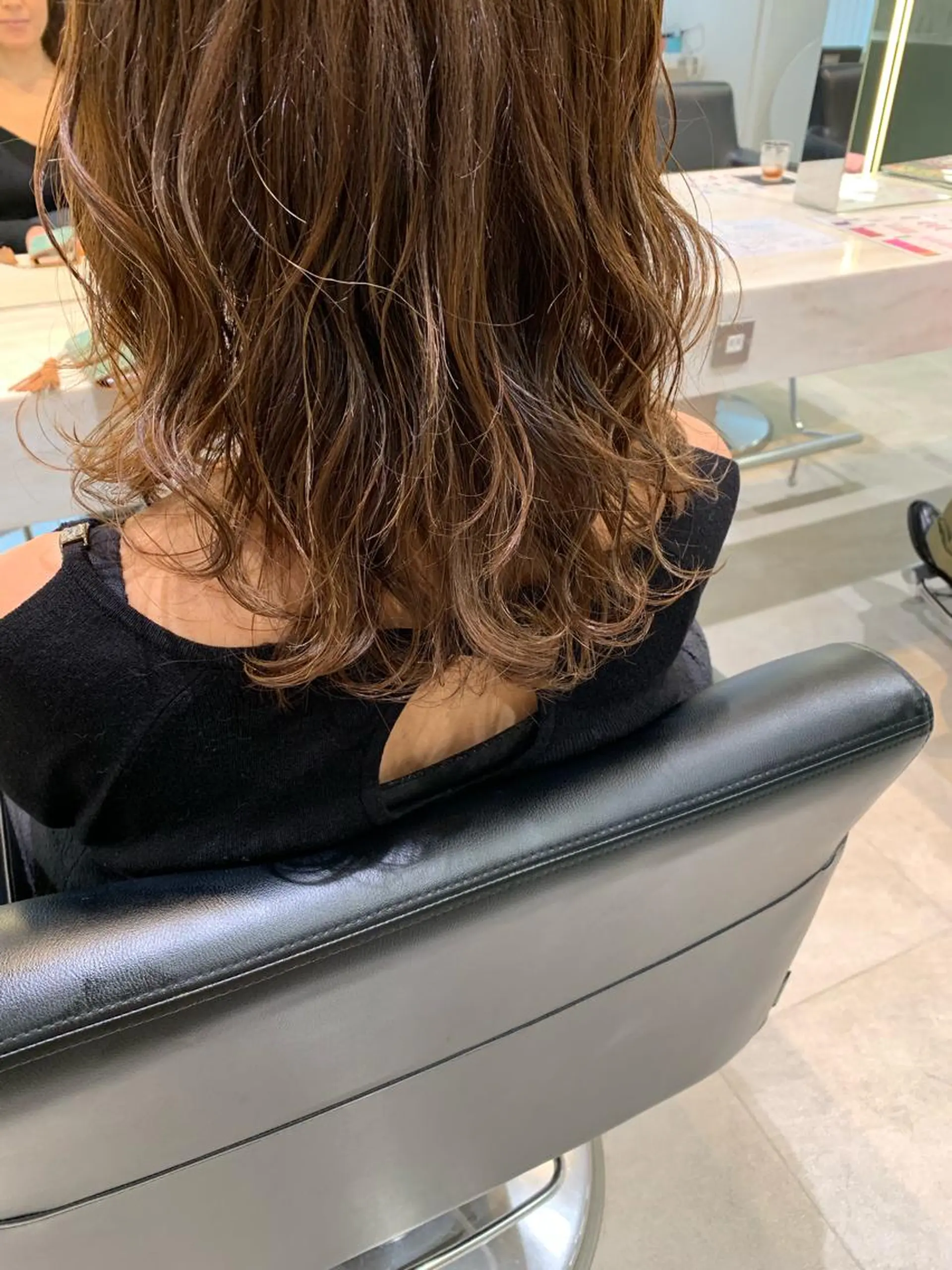 セミロング 🫧透明感カラー/ ボブ/小笠原汐海🪽のヘアスタイル