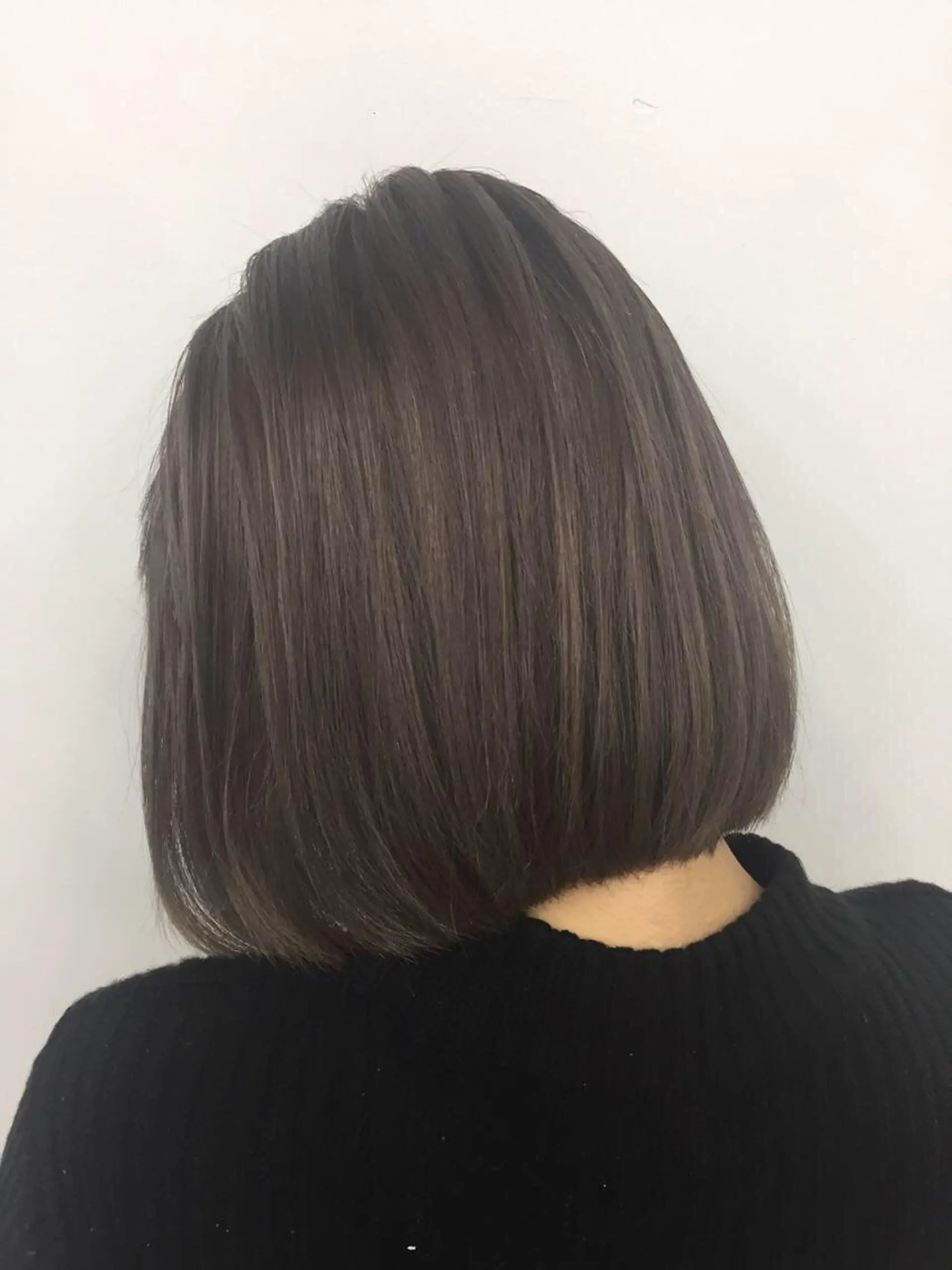 ミディアム カラー ブラウンカラー 透明感カラー イルミナカラー 岩崎 裕司のヘアスタイル