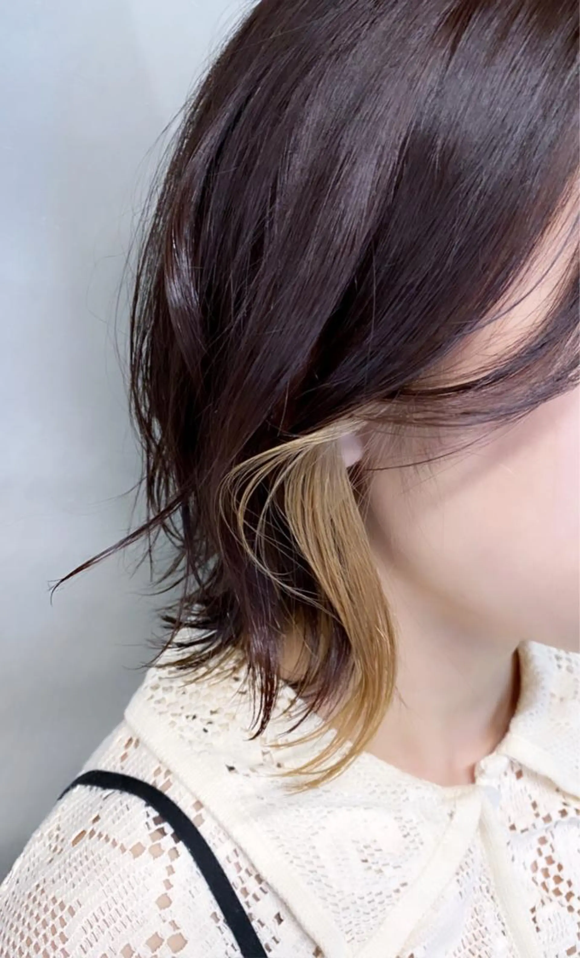 ミディアム カラー 艶髪/髪質改善/ MONSO山本のヘアスタイル