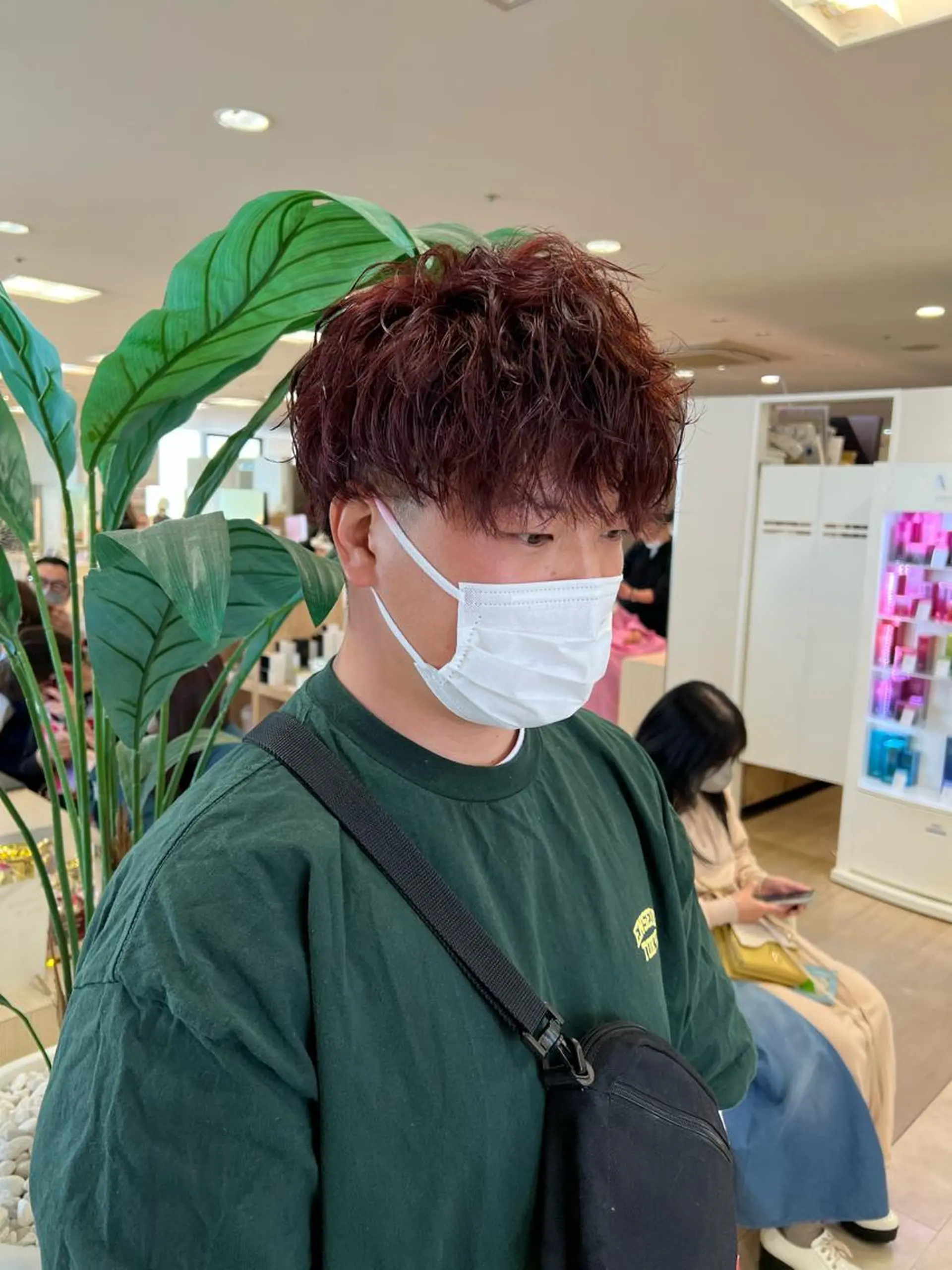 ショート カラー パーマ メンズ カット パーマ トリートメント ヘアセット ハイトーン/ウルフ /レイヤー/坂野幸伸のヘアスタイル