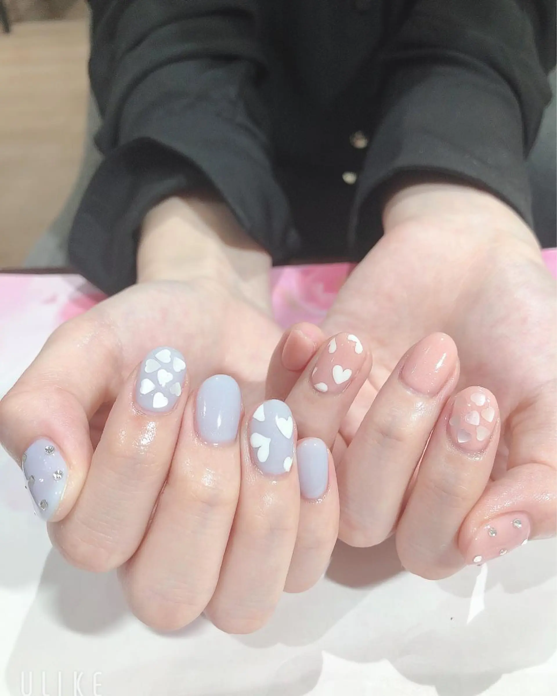 ネイル ハート ハンドネイル 吉野✨ ネイルデザイナー✨のネイルデザイン