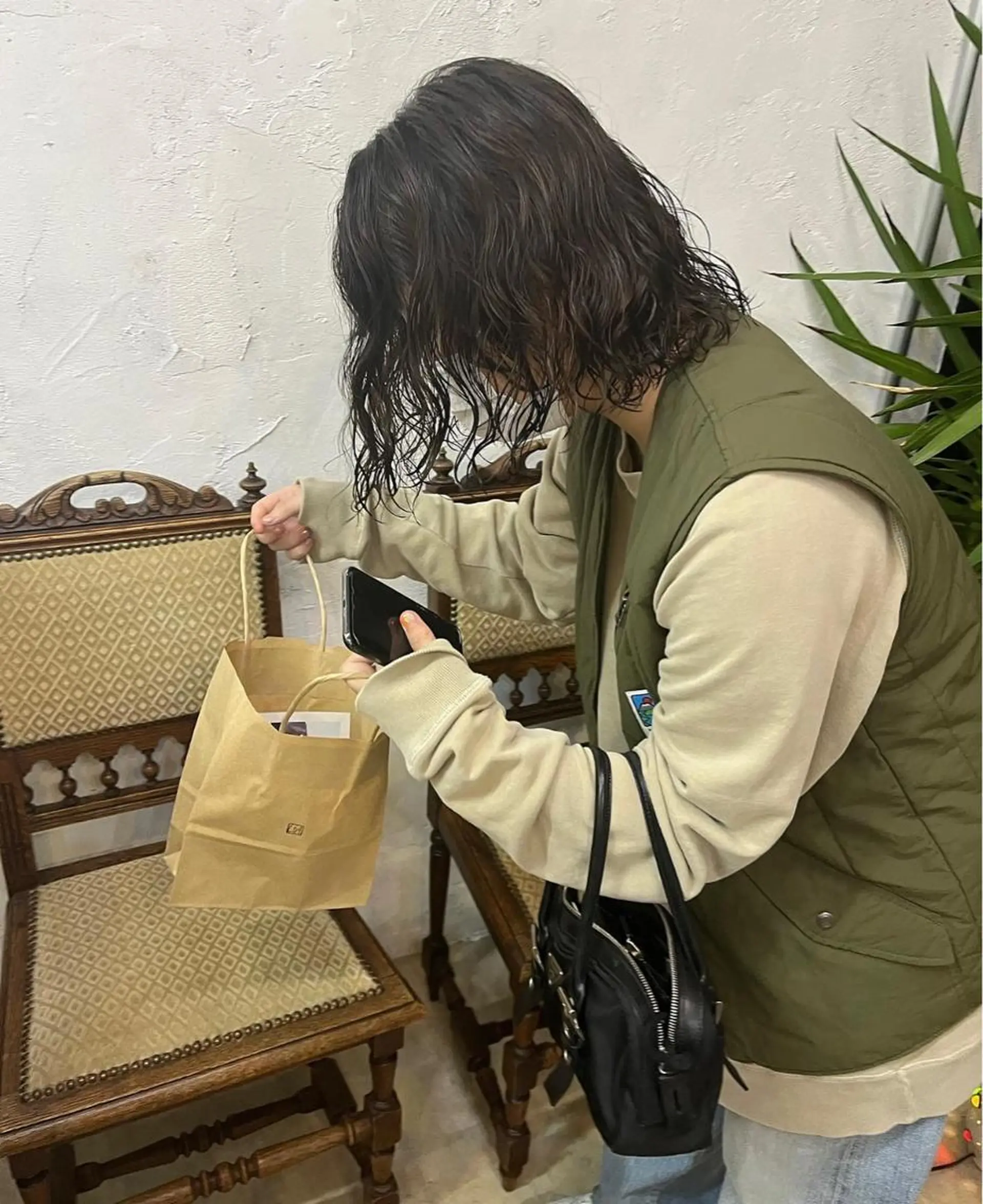 ミディアム イタヤ マイカのヘアスタイル