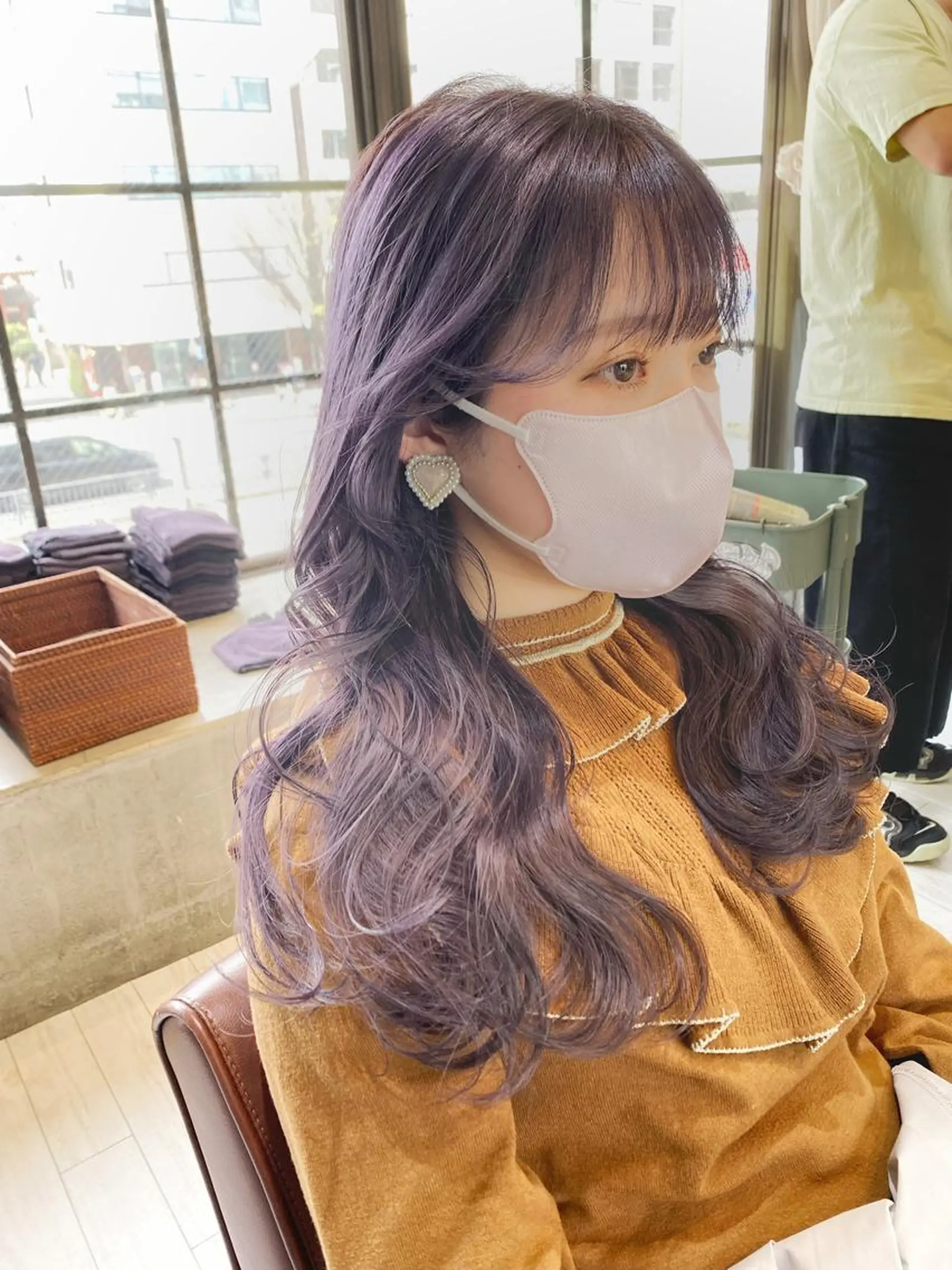 セミロング カラー ブリーチ koheiのヘアスタイル