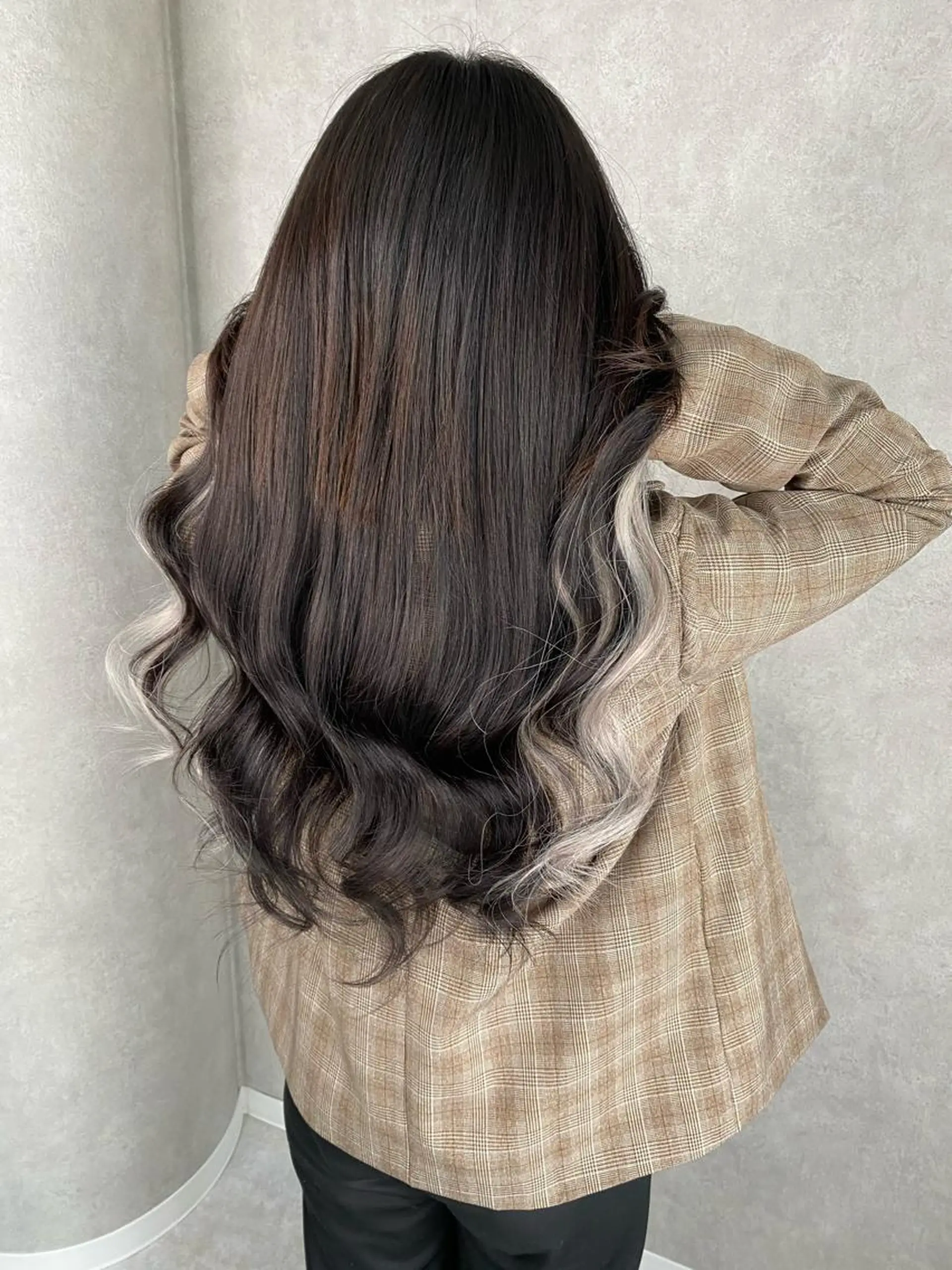 カラー 💎馴染むエクステ× 縮毛矯正TOMO💎のヘアスタイル