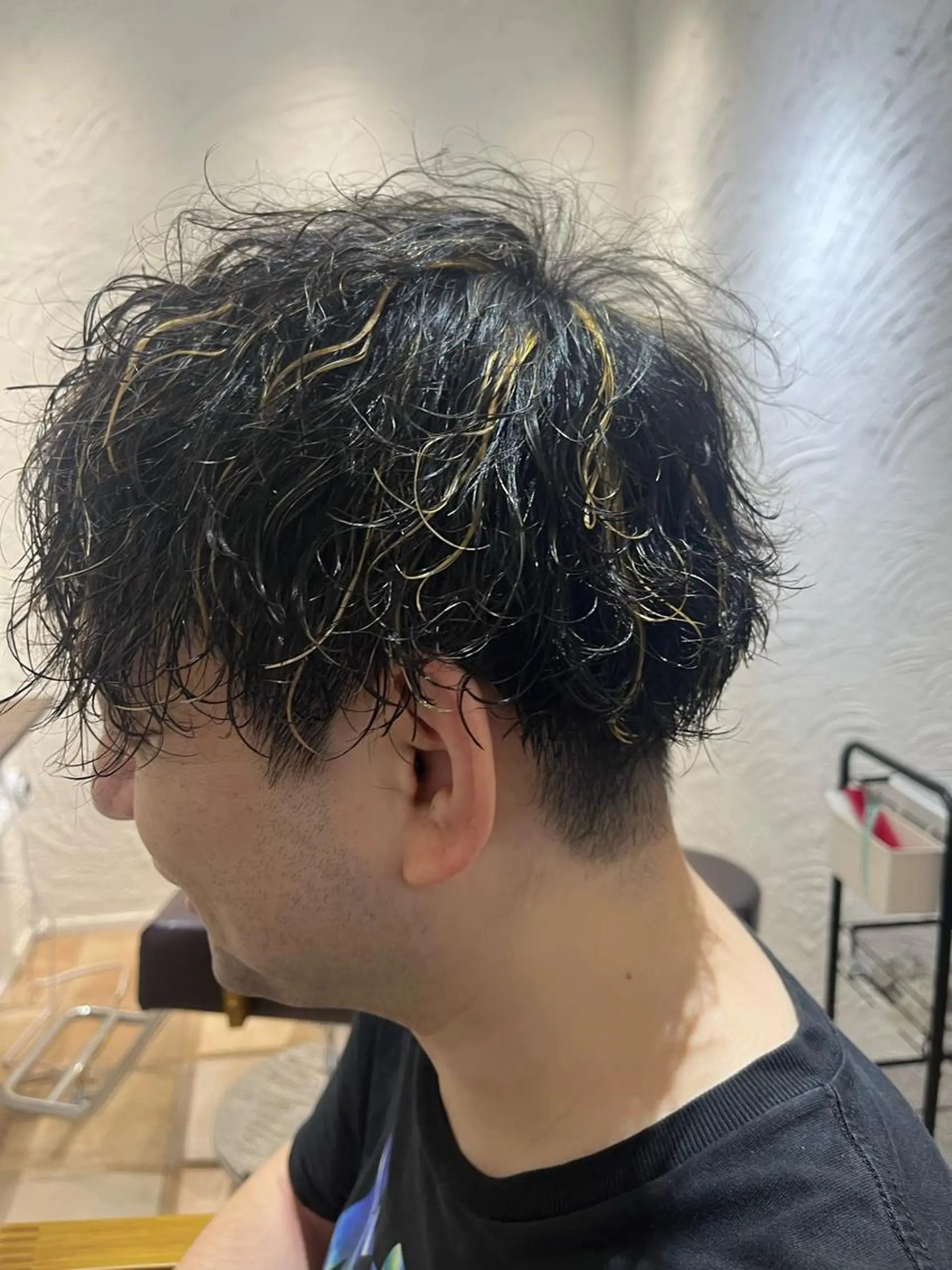 メンズ メンズパーマ メンズスパイラルパーマ 🌈透明感カラー🌈 🌟吉田祐介🌟のヘアスタイル