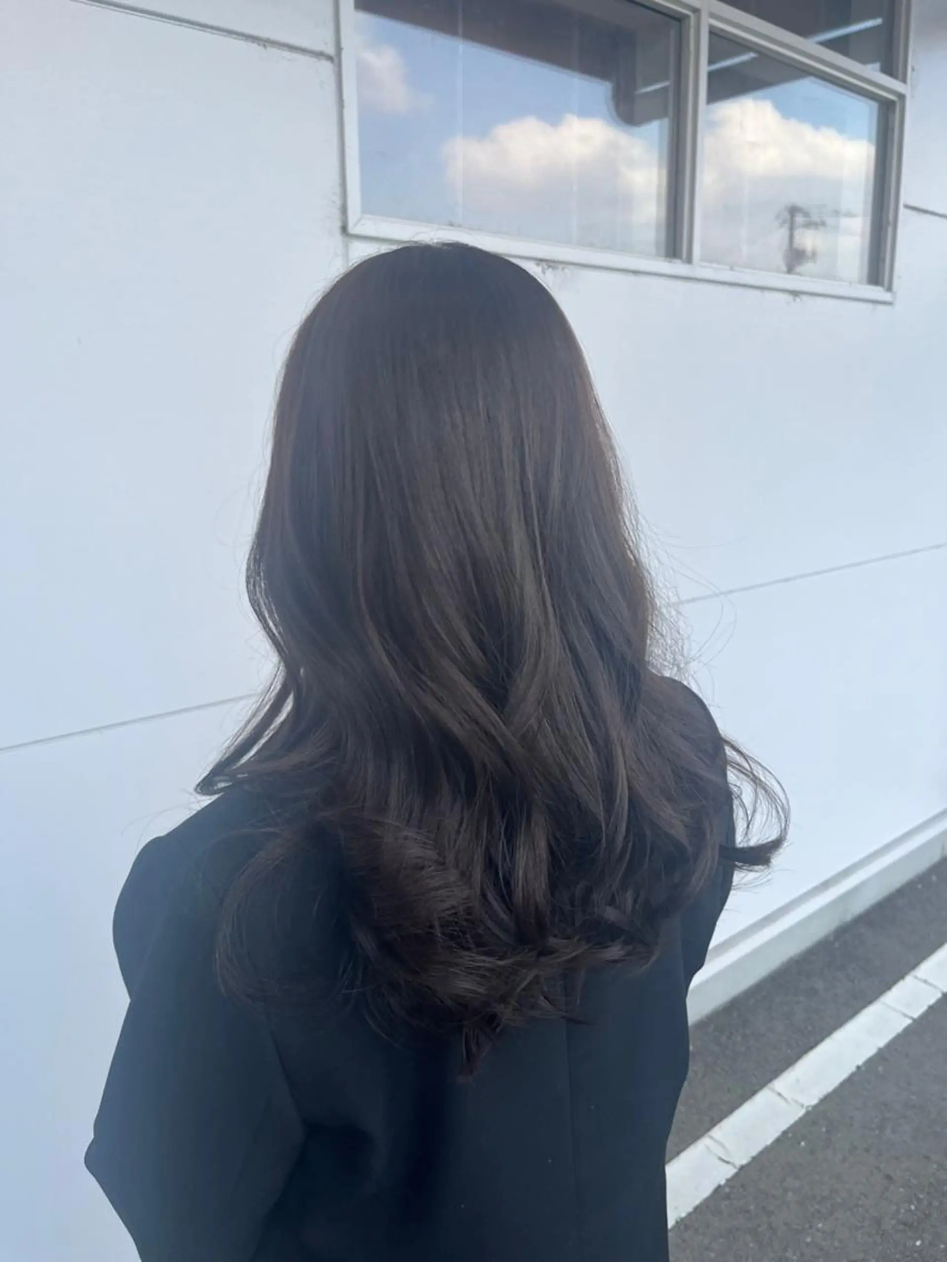 ロング カット ヘアカラー トリートメント カノエ出雲店 水上海輝のヘアスタイル