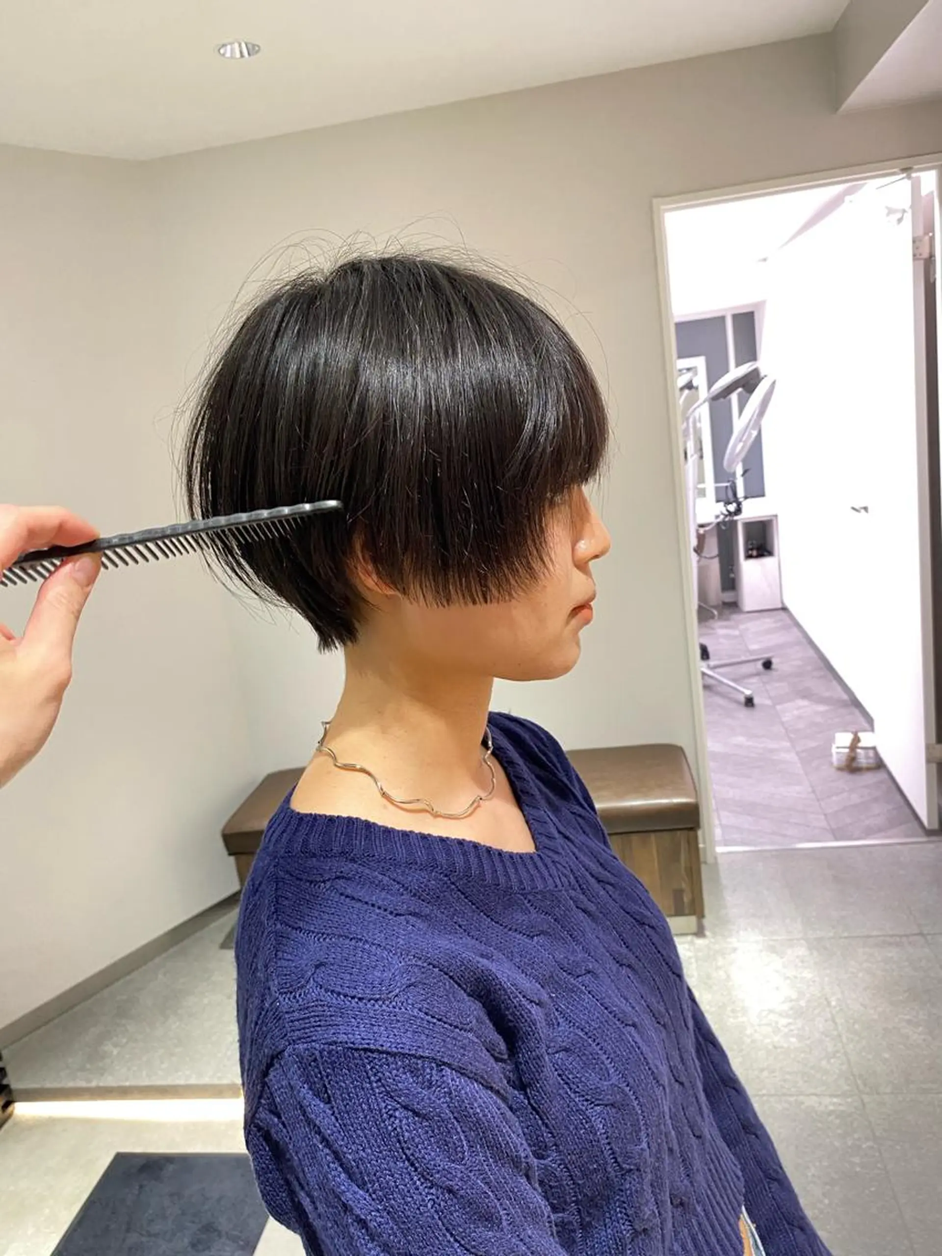ショート 顔周りカット ショートヘア ウルフカット カット トリートメント 🫧似合わせショート イシダ🫧のヘアスタイル