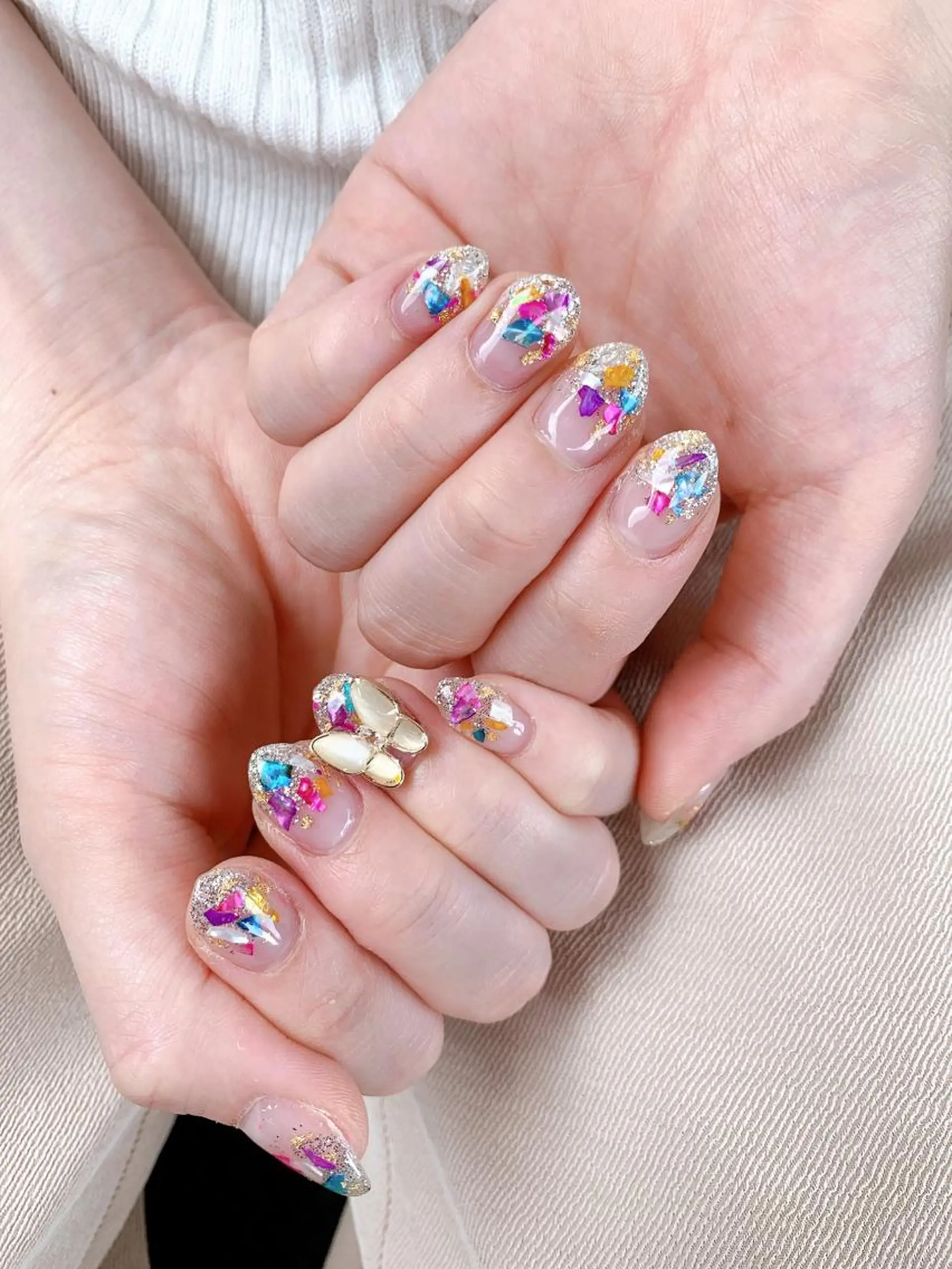 ネイル キラキラネイル 痩身/脱毛/ネイル HARUKAのエステ・リラクイメージ