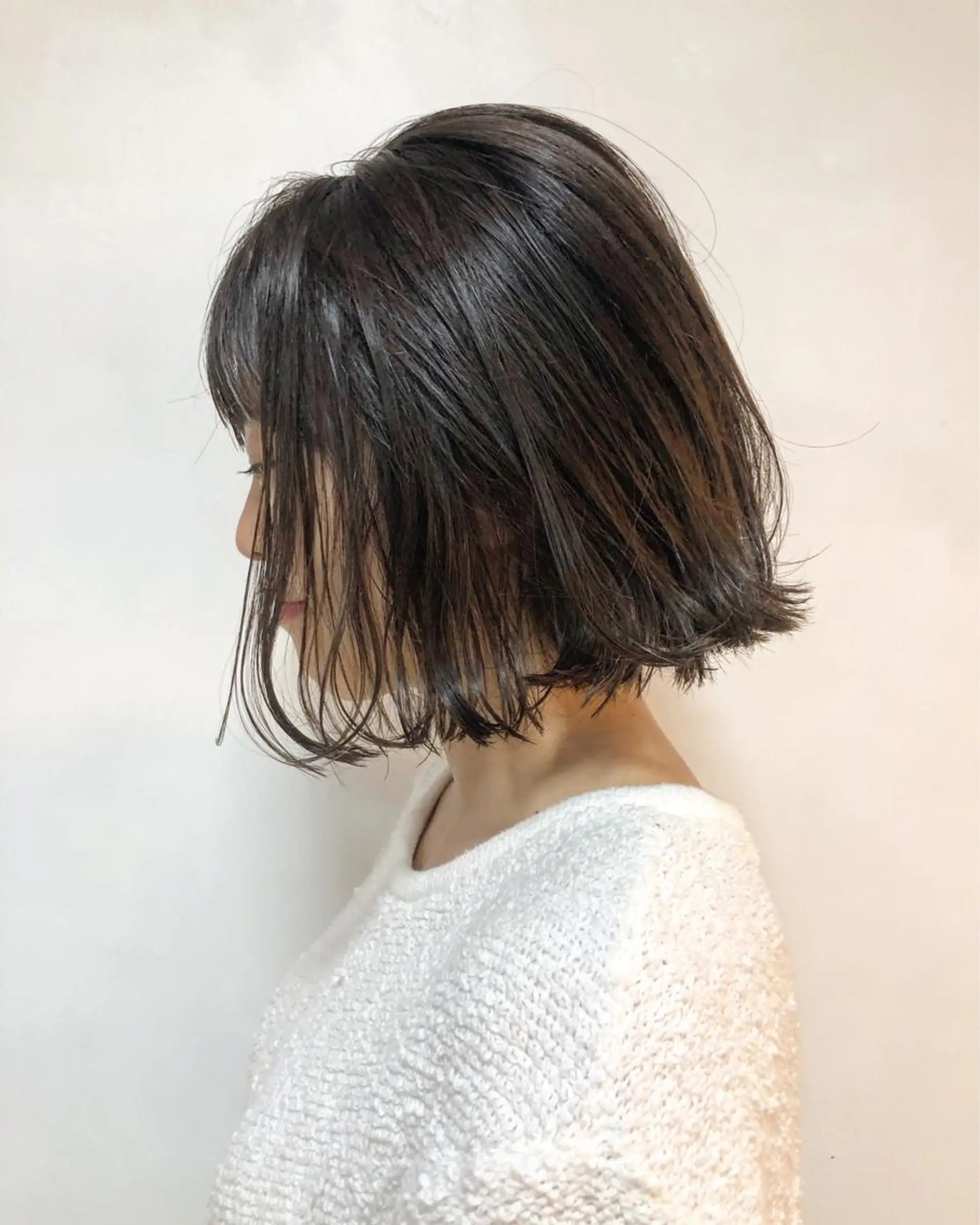 ミディアム カラー ボブ TAKU 美容師のヘアスタイル
