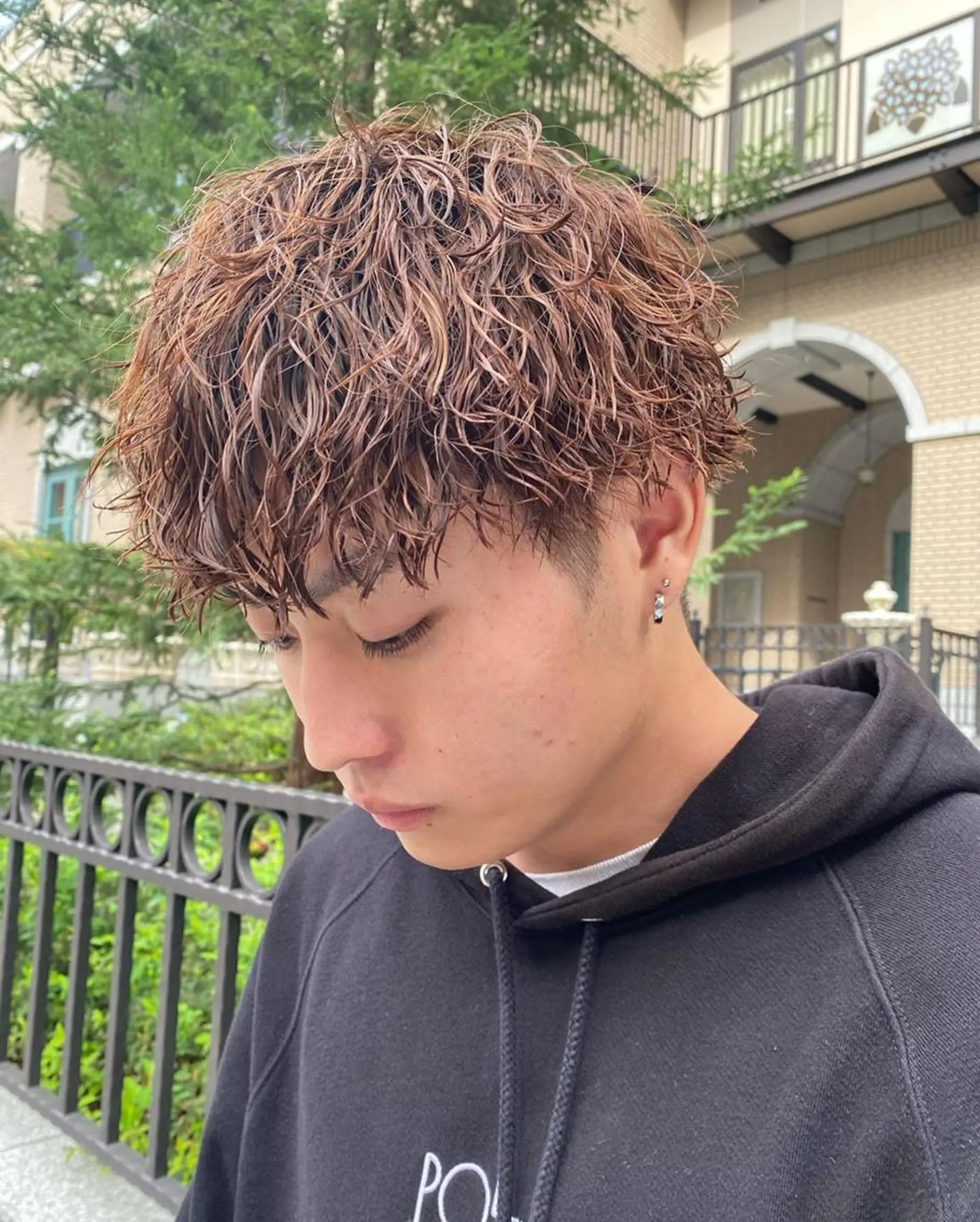 パーマ メンズ メンズパーマ プードルパーマ スペインカール メンズツイストパーマ ツイストスパイラルパーマ カット ヘアカラー 年間2000名担当◎ パーマ職人/仲原佑樹のヘアスタイル