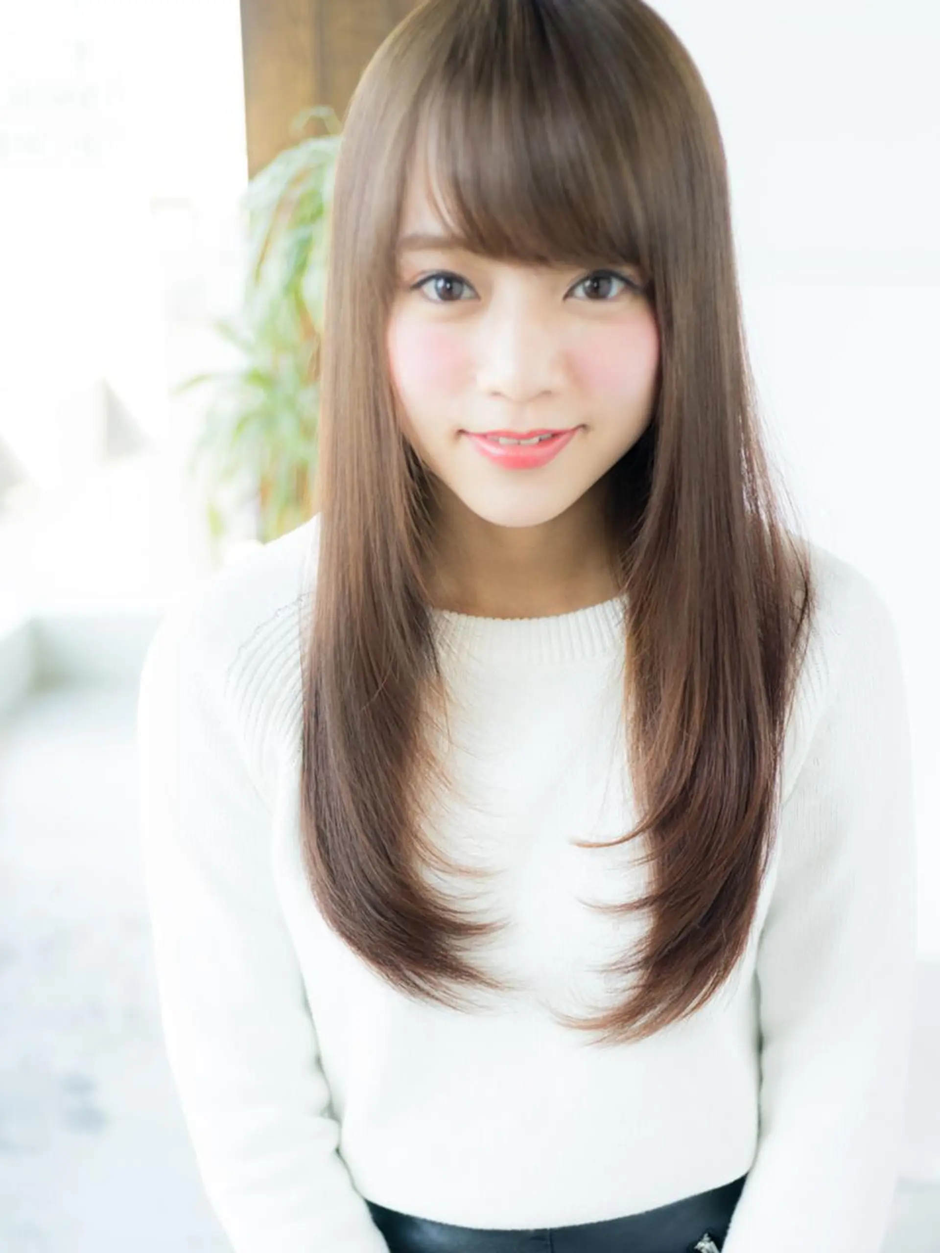 ロング おしゃれ染めで白髪を 染める/山口玲緒奈のヘアスタイル