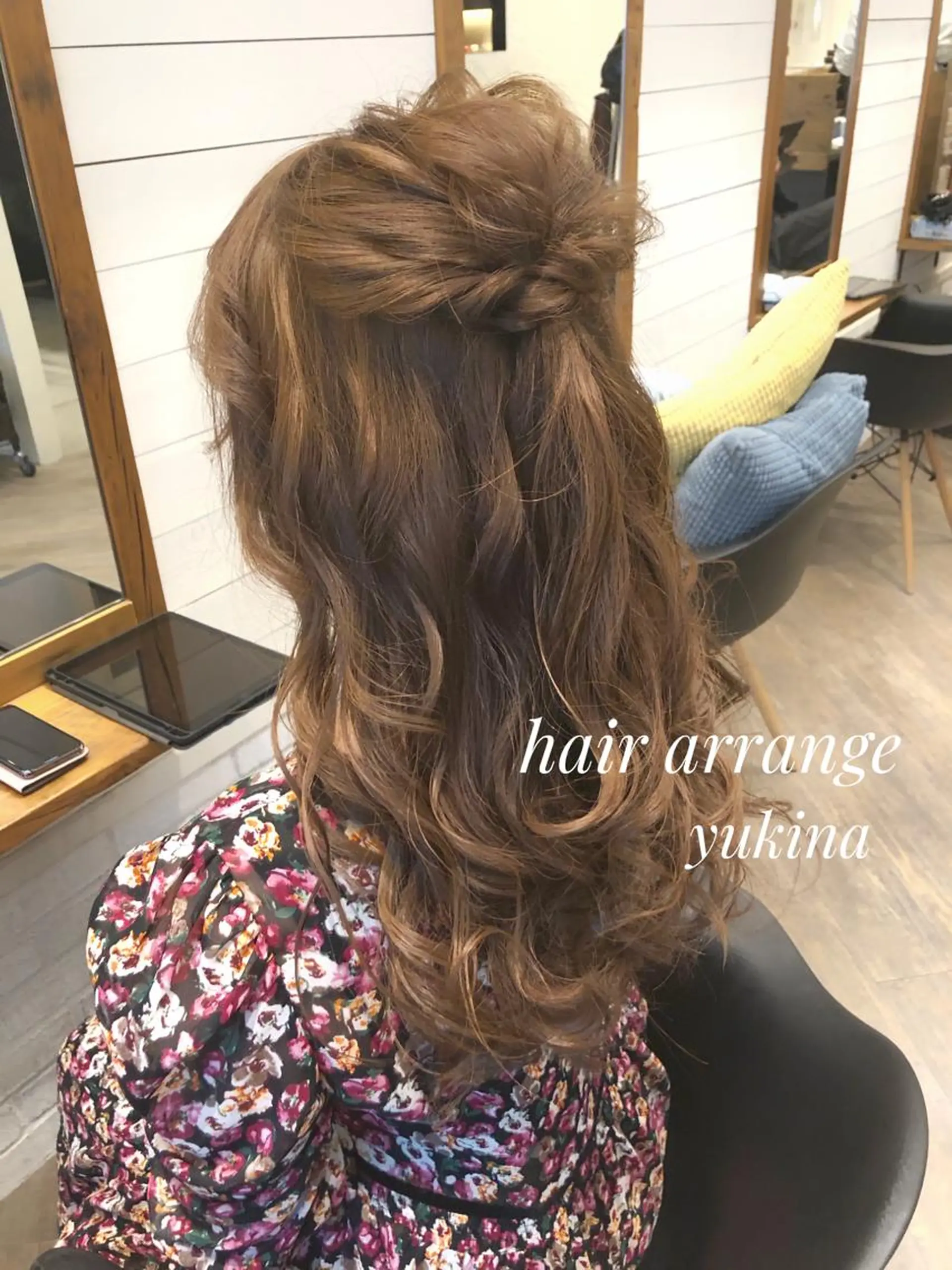 ロング ヘアセット ✨透明感ケアカラー✨ 長野ゆきなのヘアスタイル