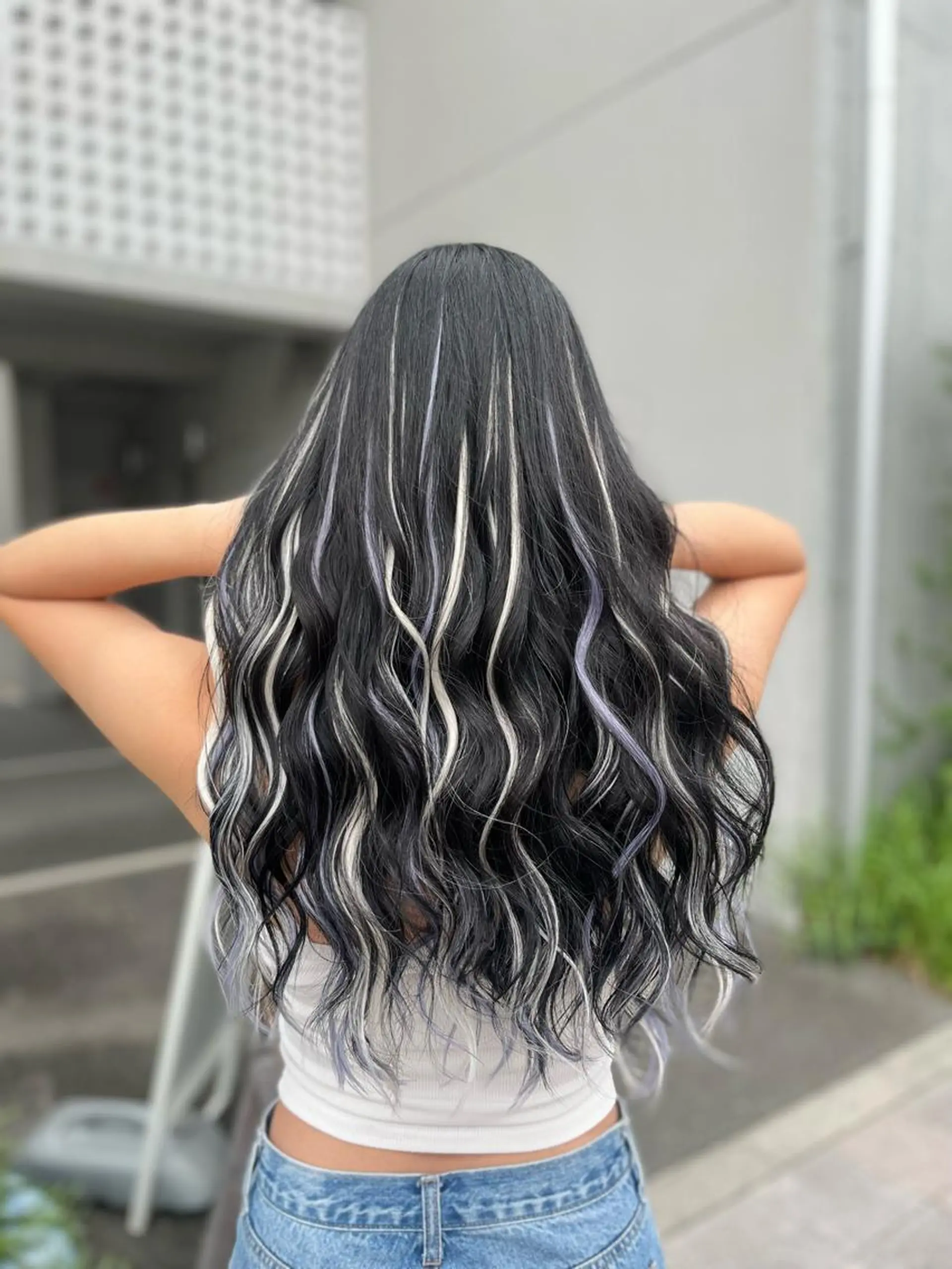 ロング ヘアアレンジ アッシュ アッシュグレー アッシュグレージュ ミストバング ピンクブラウン 【毎朝セット3分】 メンズパーマ　真人のヘアスタイル