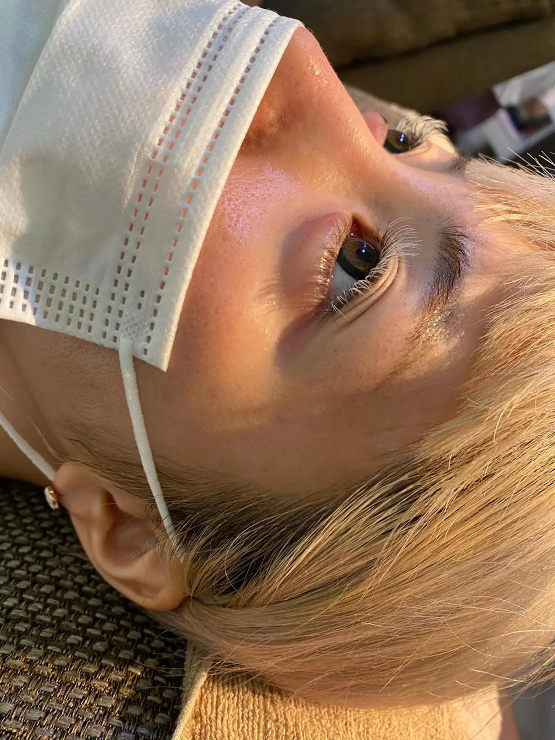 ショート カラー ヘアアレンジ ネイル マツエク・マツパ ホワイト 💠AYANE /吉祥寺💠のマツエク・マツパデザイン