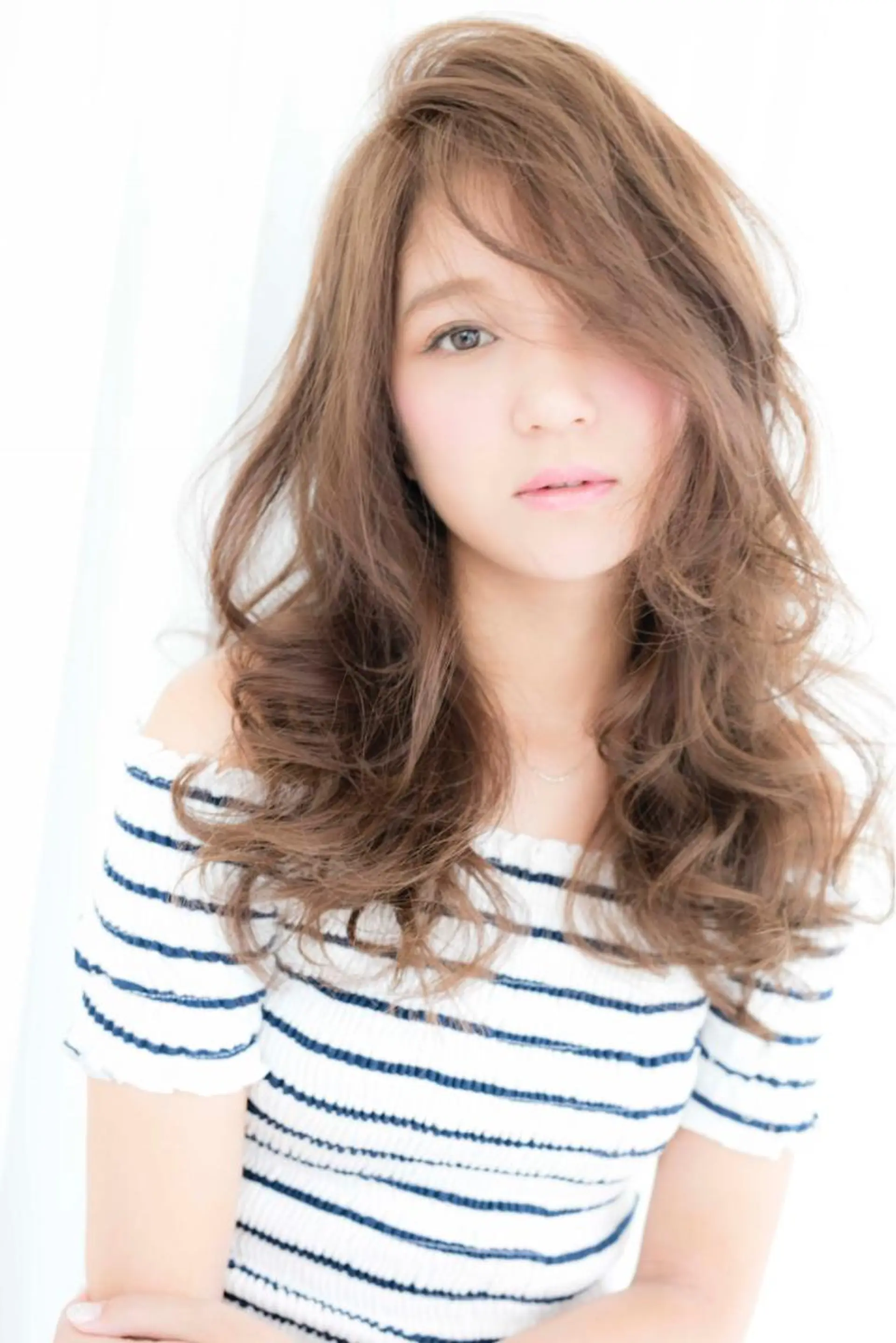 ロング ヘアアレンジ ボブ 髪質改善 韓国風ヘア ロング シースルーバング カット ヘアカラー ヘアセット BACANCES〜バカンス〜所属・👑👑👑👑工藤 敬👑👑👑👑のヘアスタイル