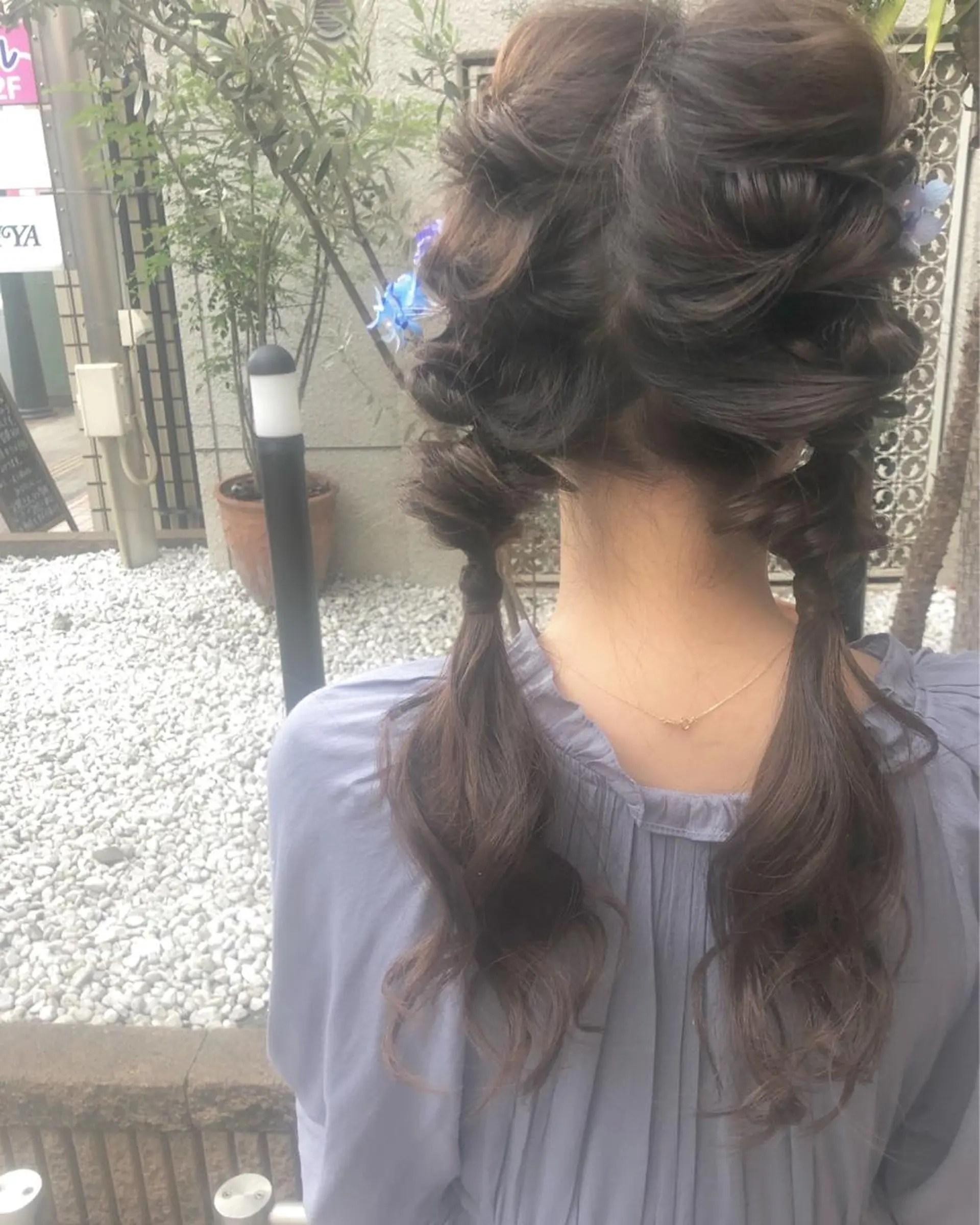 ロング ヘアアレンジ 佐藤 奈佳子 サトウ ナカコのヘアスタイル