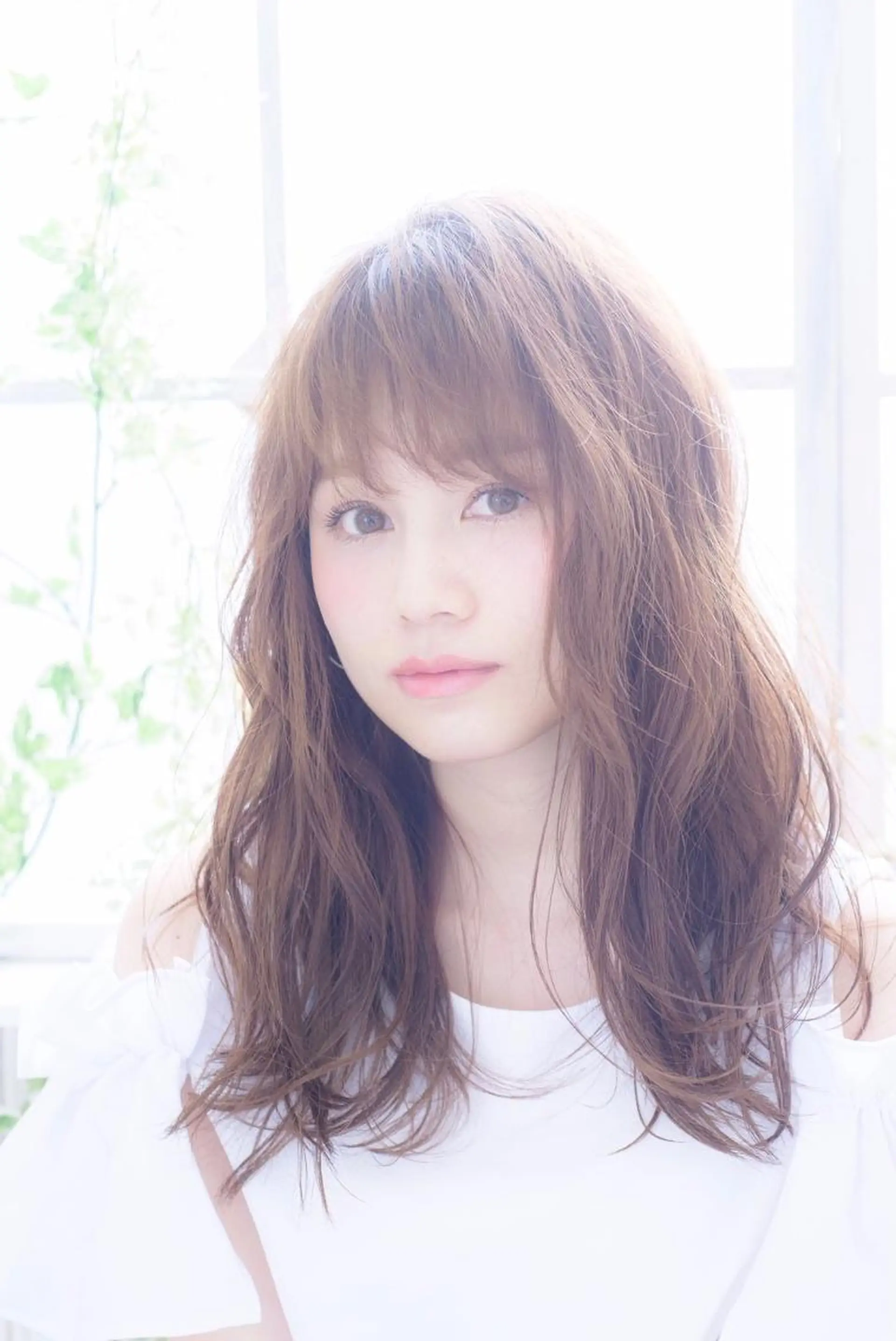 ミディアム カラー パーマ 山下 直人のヘアスタイル