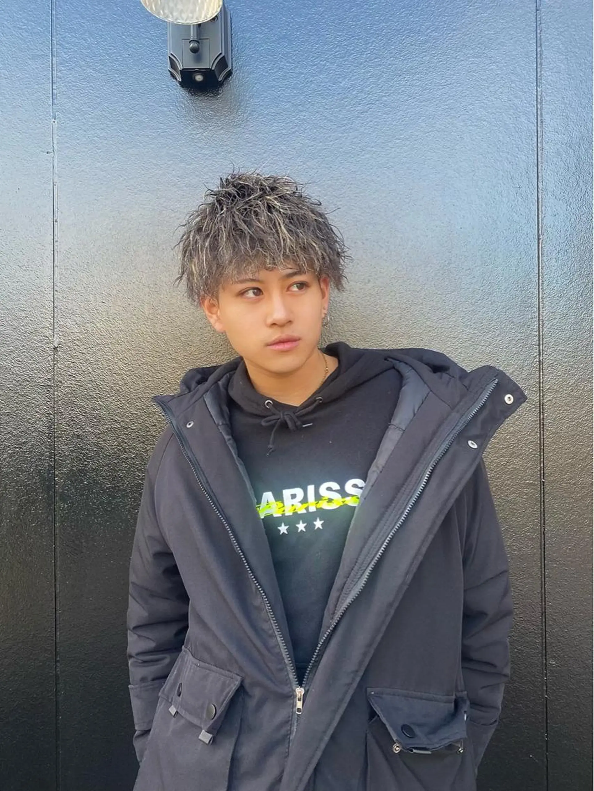 メンズ メンズメッシュ マッシュ カット パーマ 和歌山ランキング1位 井開のヘアスタイル