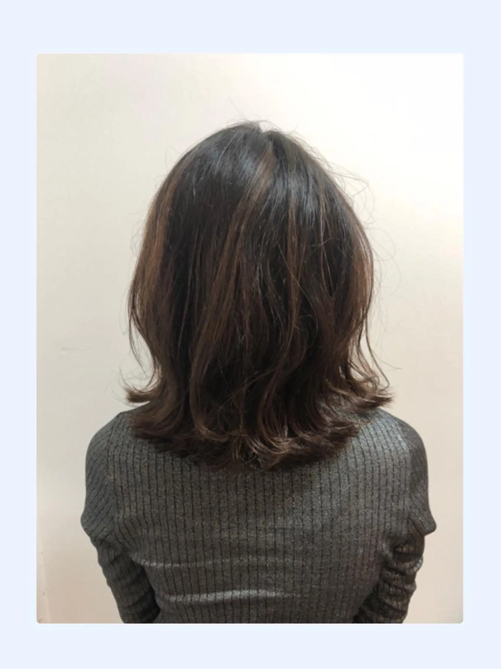 ミディアム 【白髪ぼかし】 愛甲竜佑のヘアスタイル