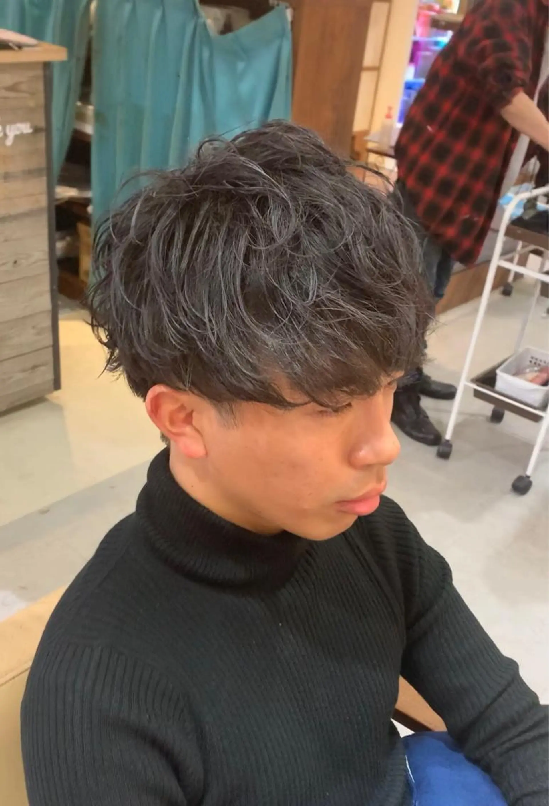 パーマ メンズ メンズパーマ メンズ特化美容師/ 新井　洸太のヘアスタイル