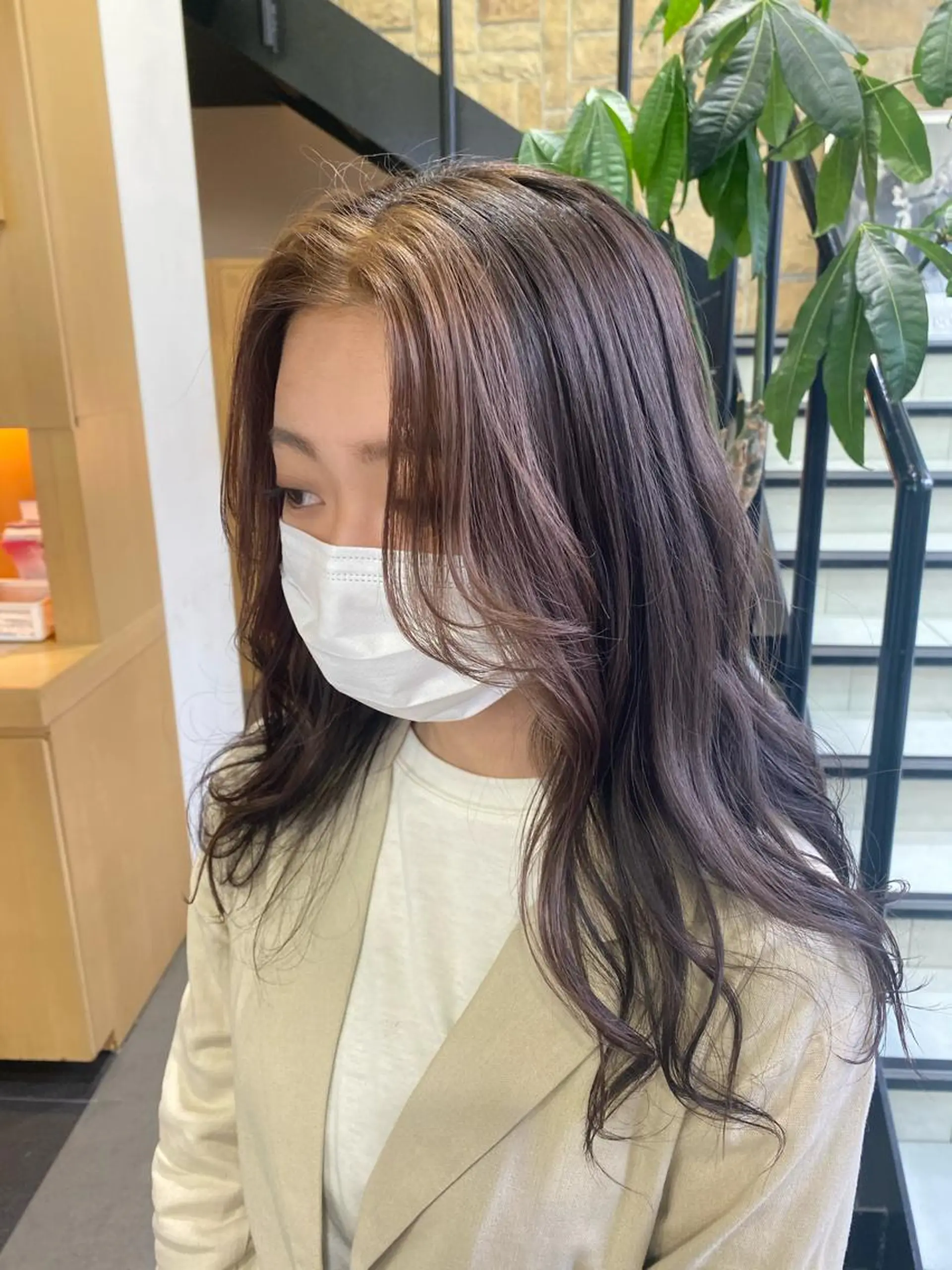 ロング カラー ヘアアレンジ TSUNA 🌙 Lim 五反田のマツエク・マツパデザイン