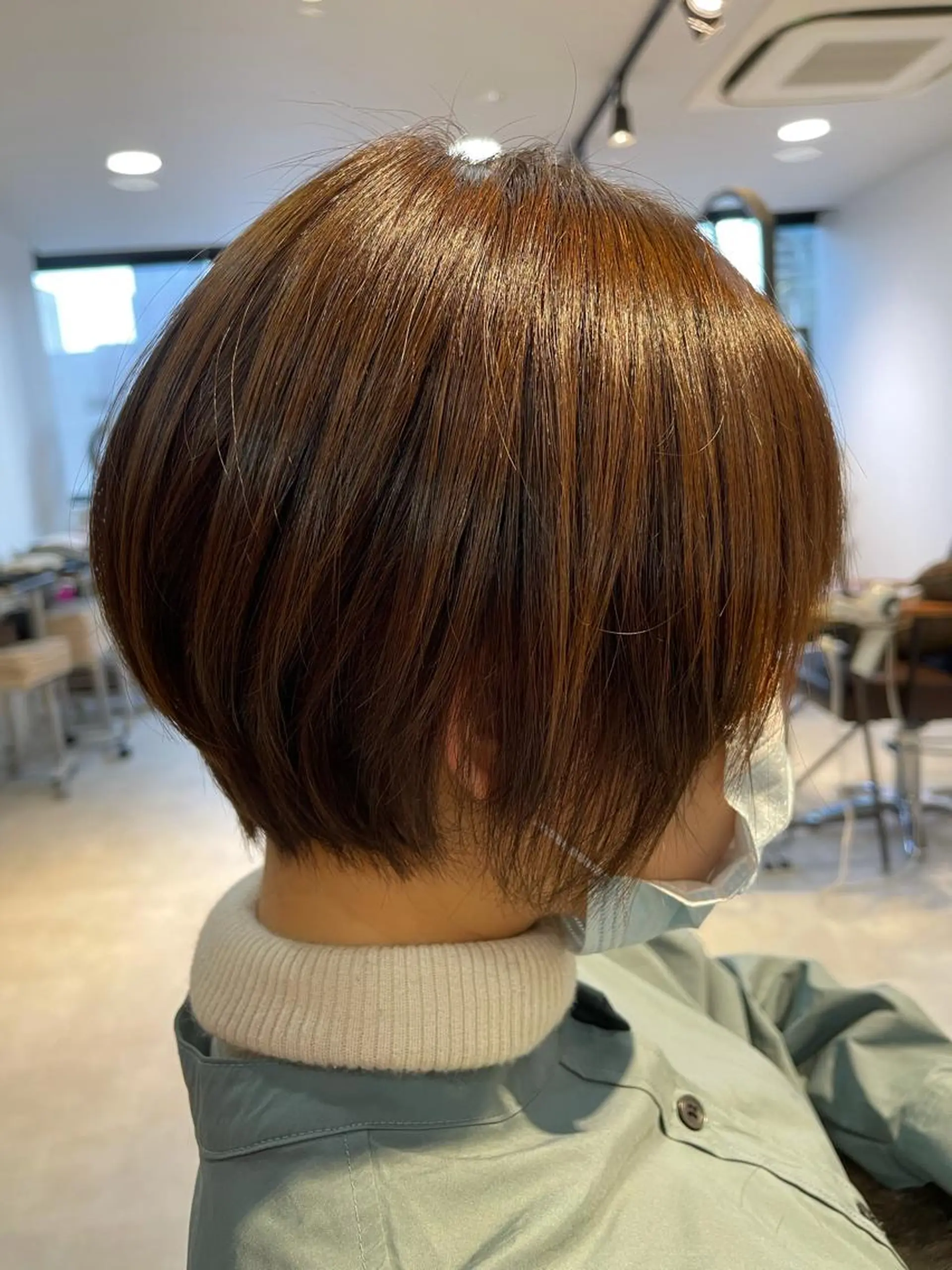 ショート カラー ショートボブ ボブ ショートヘア m i k u n aのヘアスタイル
