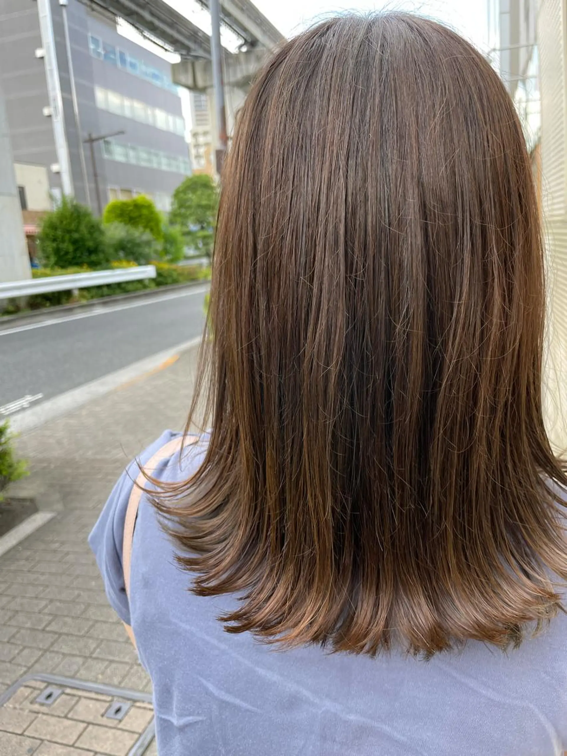 ミディアム カラー 🦋NAKAMURA 🦋のヘアスタイル