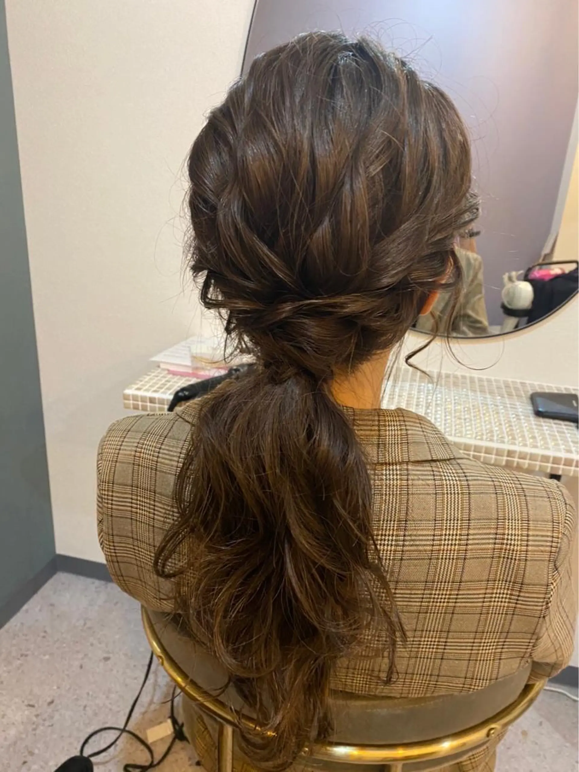 ロング ヘアアレンジ RU RIのヘアスタイル